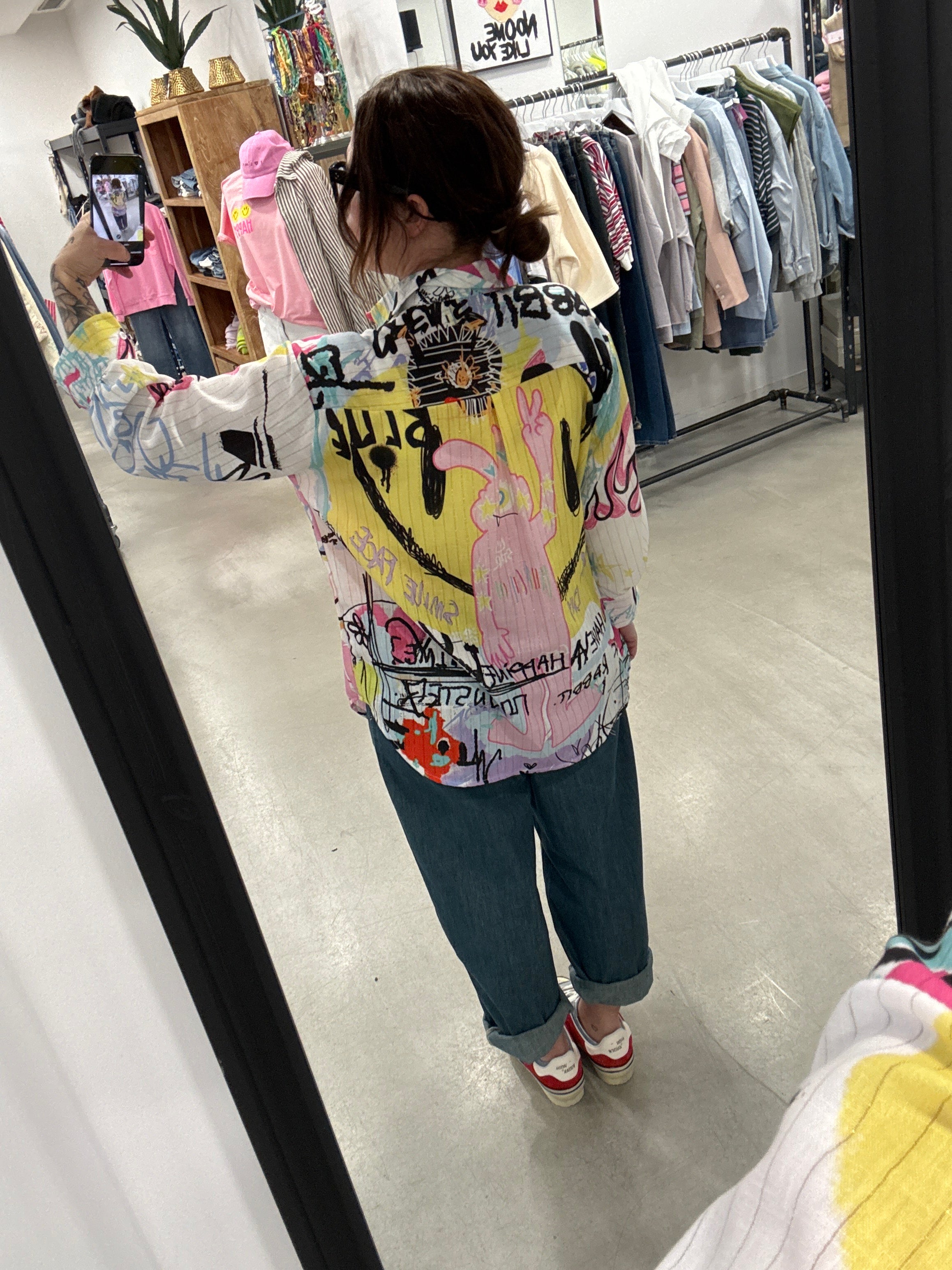 Bluse Smiley Cartoon