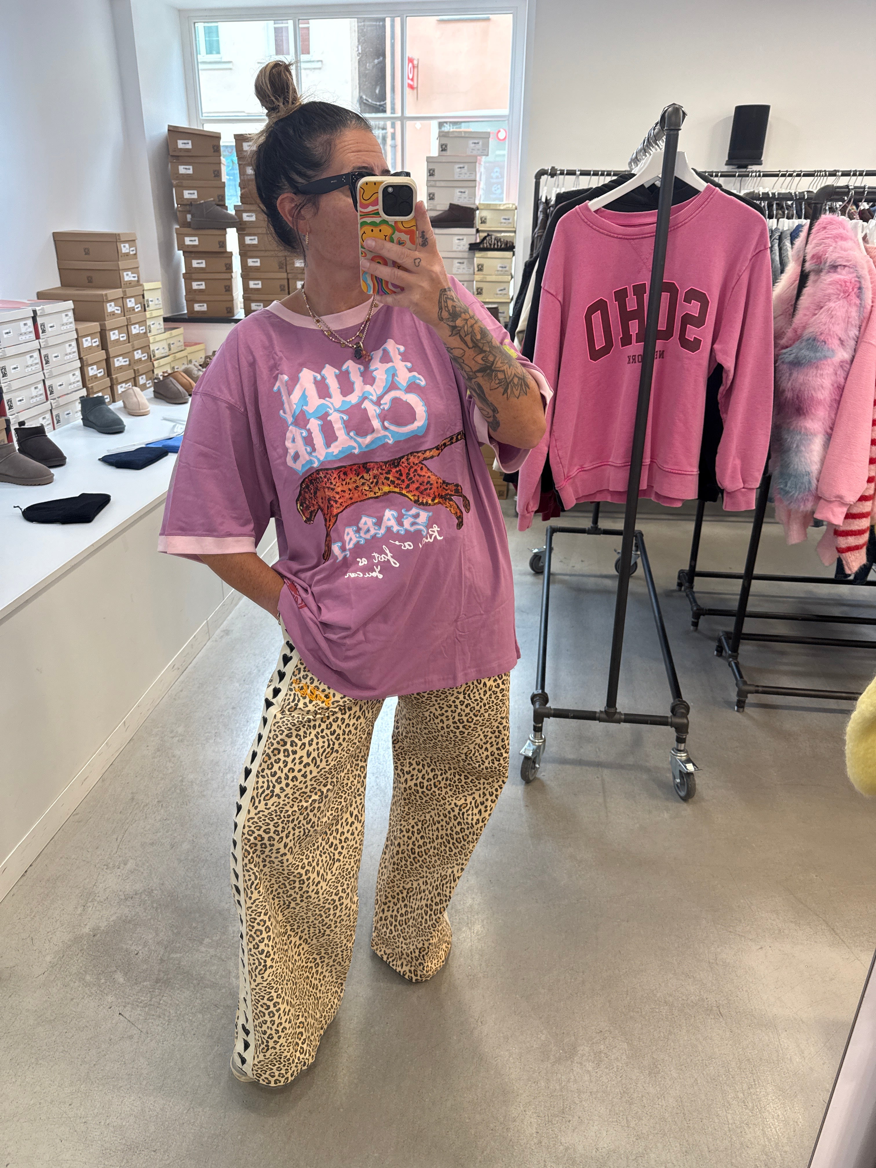 T-Shirt Run flieder