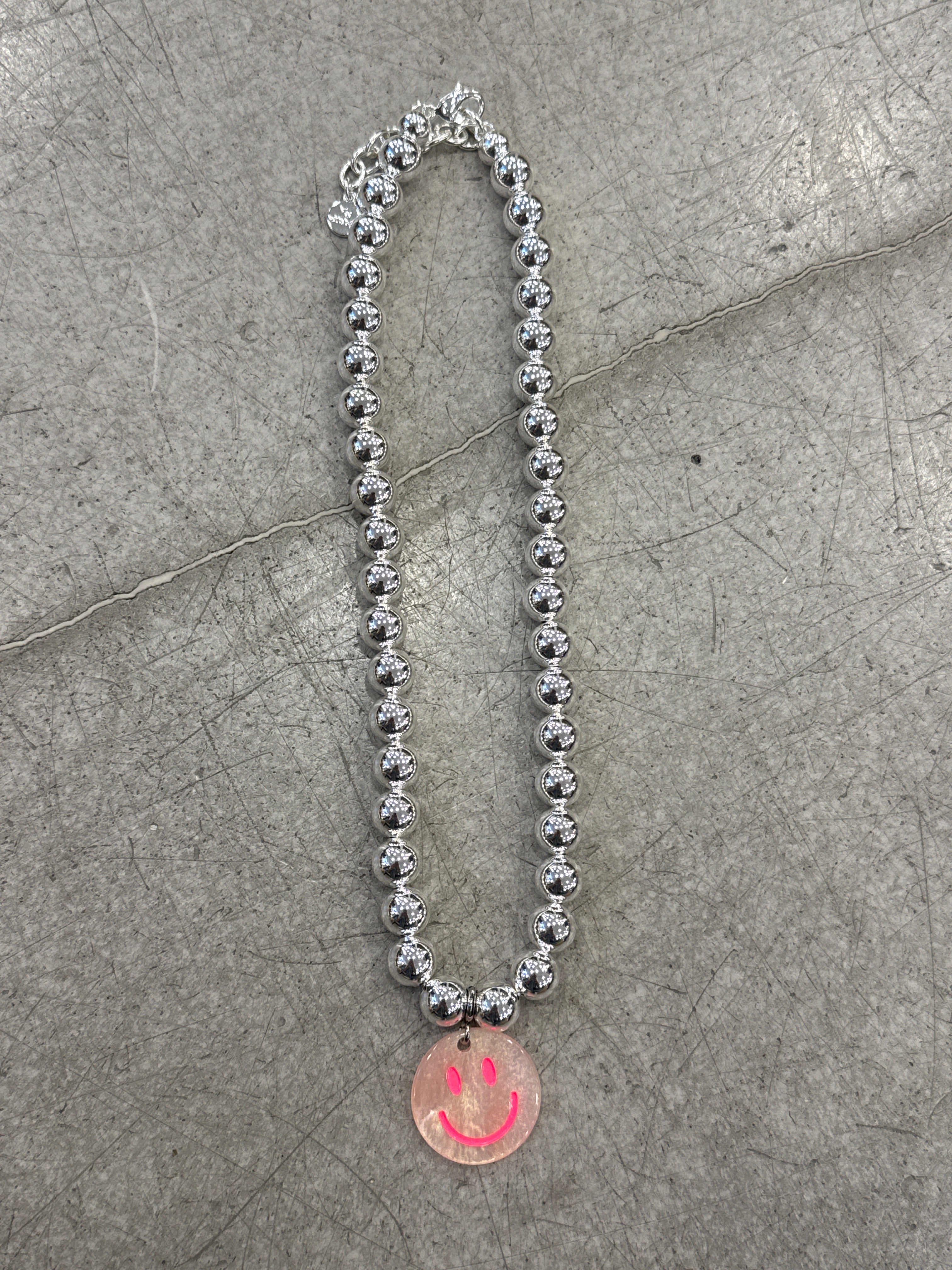 Kette Pink Smiley