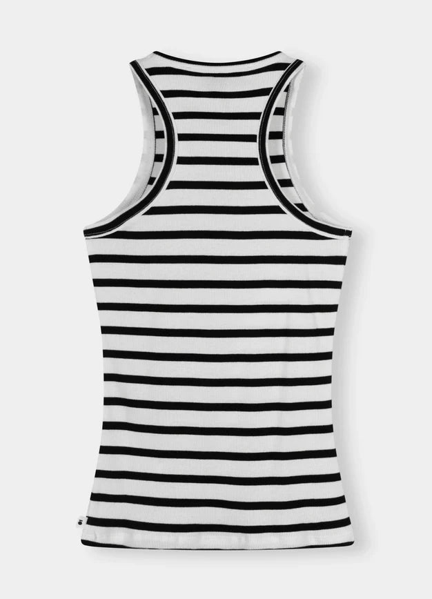 10Days TANK TOP STRIPES weiß