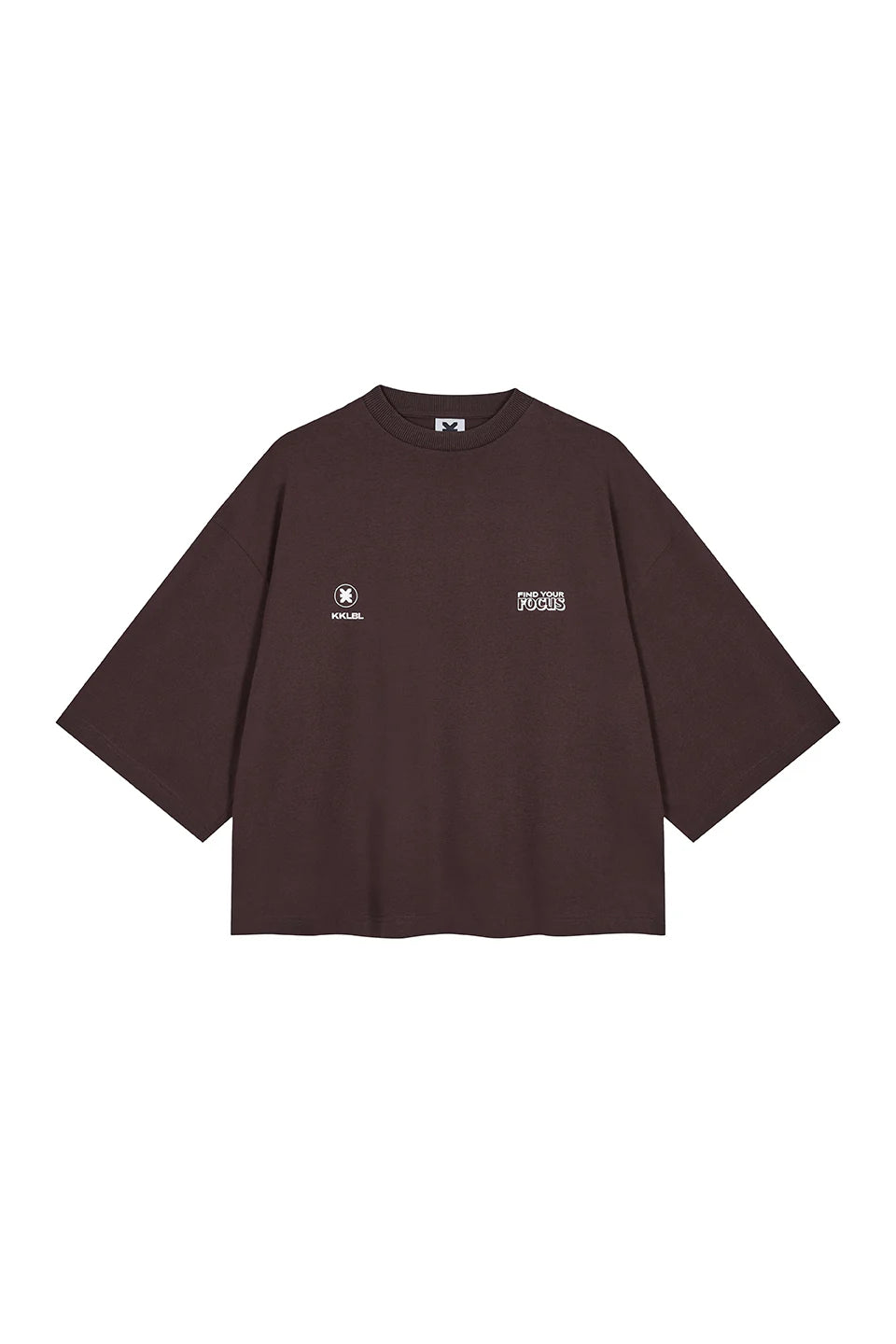 KKLBL T-Shirt Cropped Brown