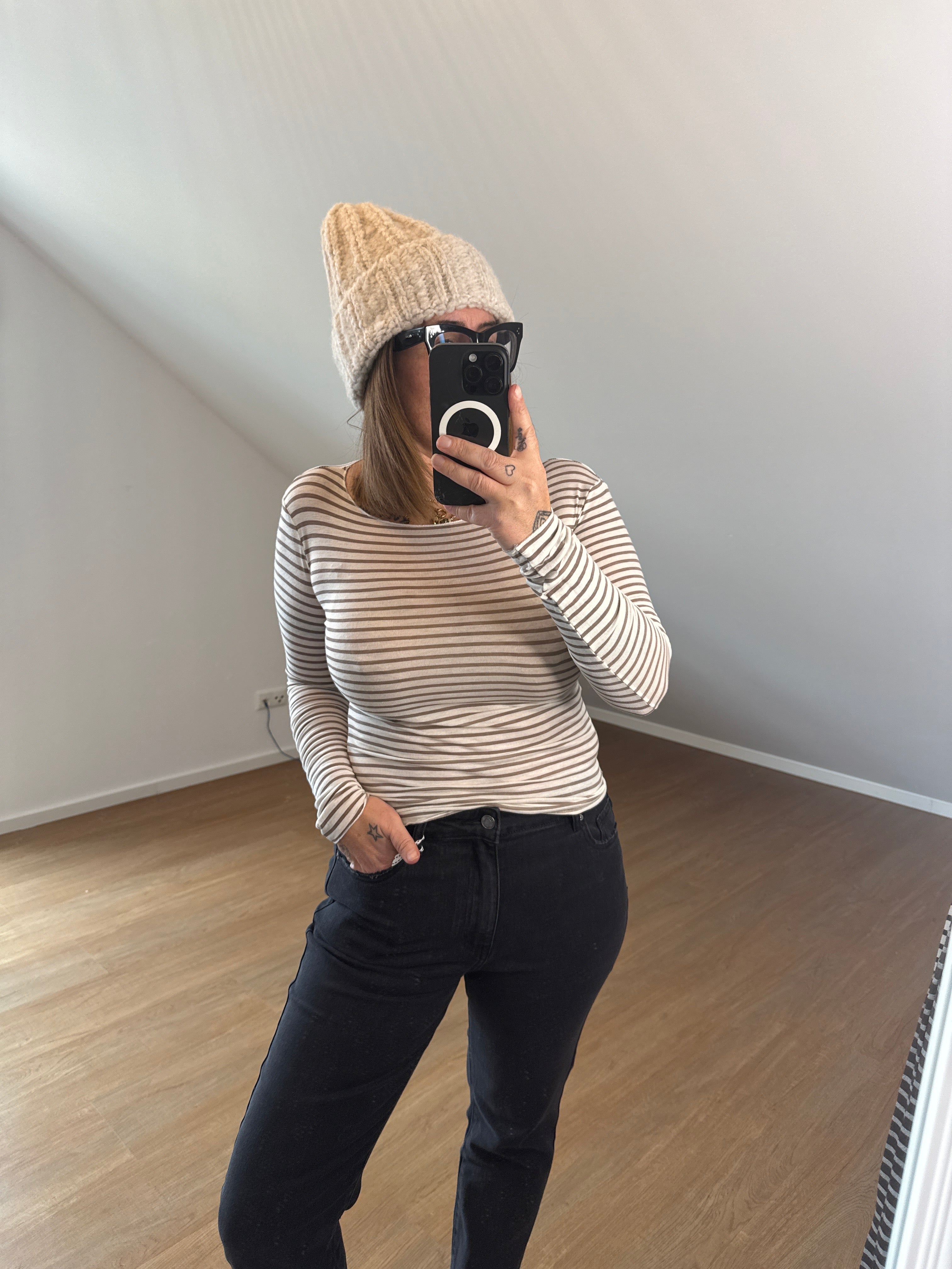 Longsleeve Mesh Stripe