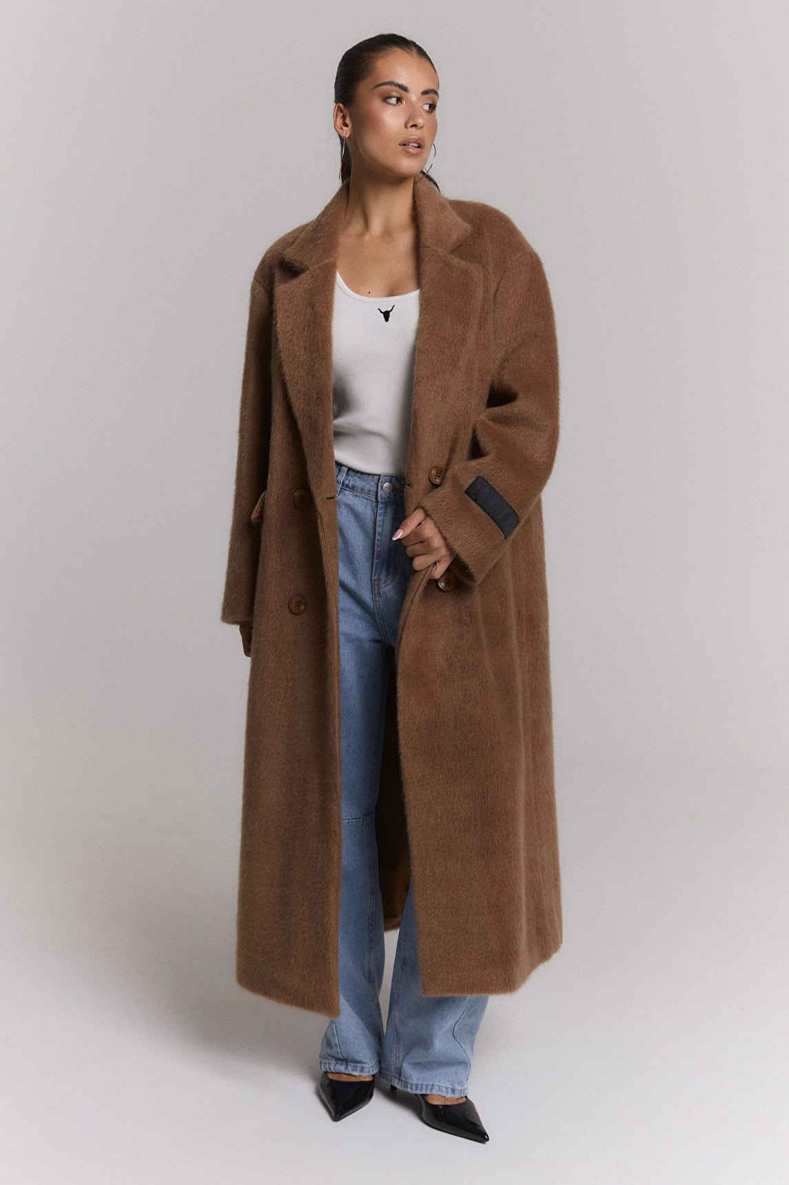 LONG HAIRY COAT Alix the Label