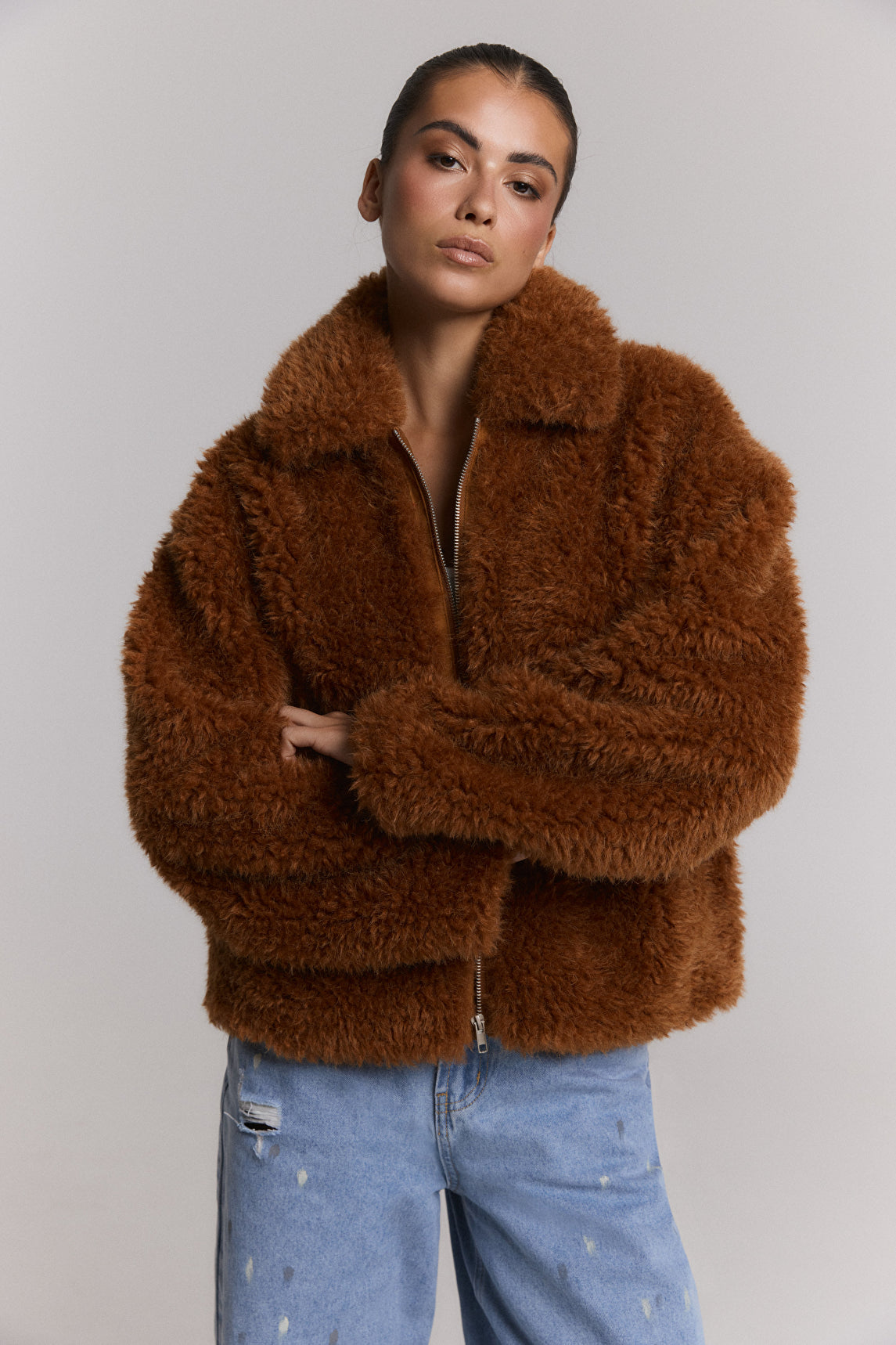 FAUX FUR COAT Alix the LAbel
