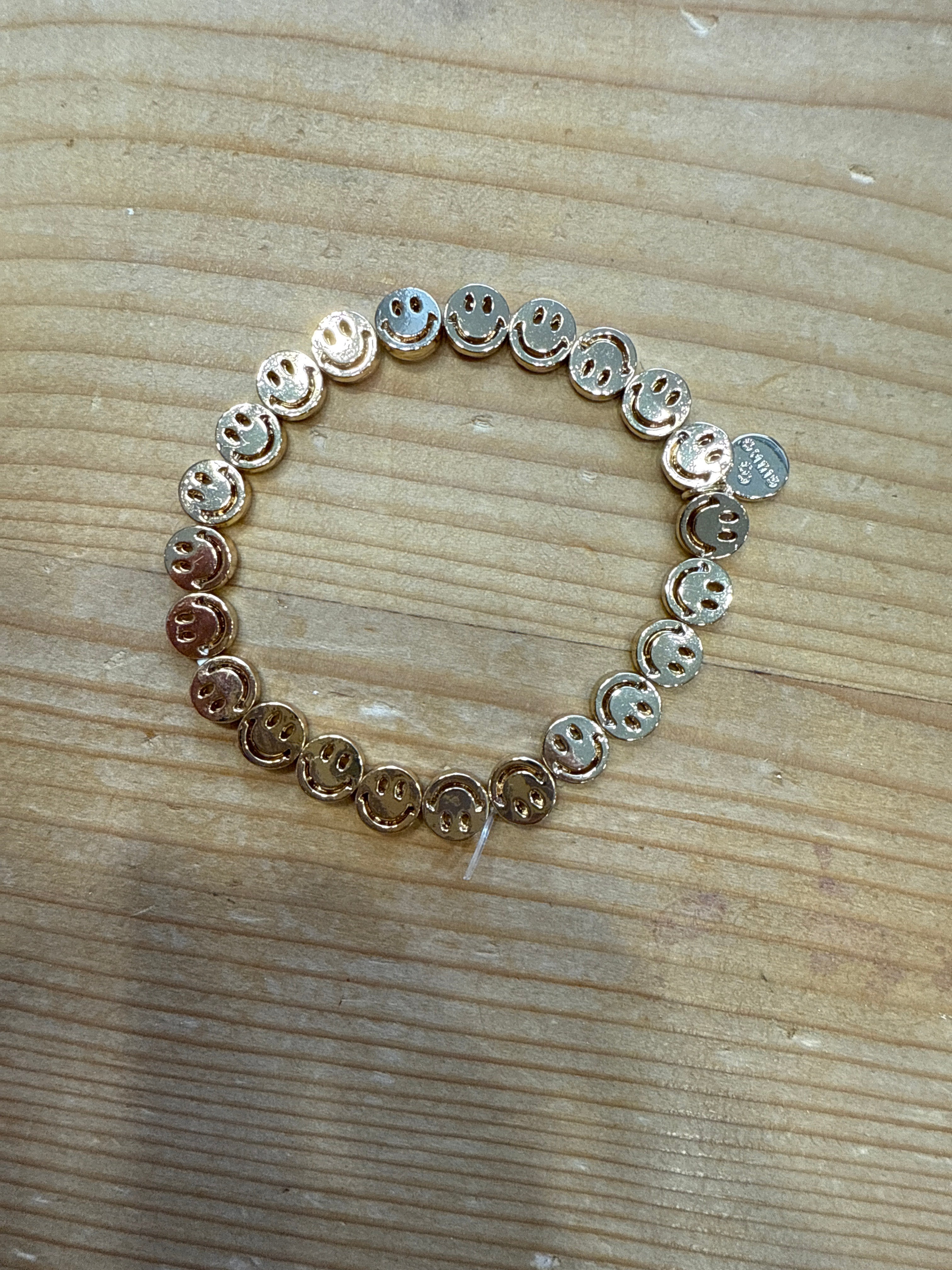 Armband Smiley Gold