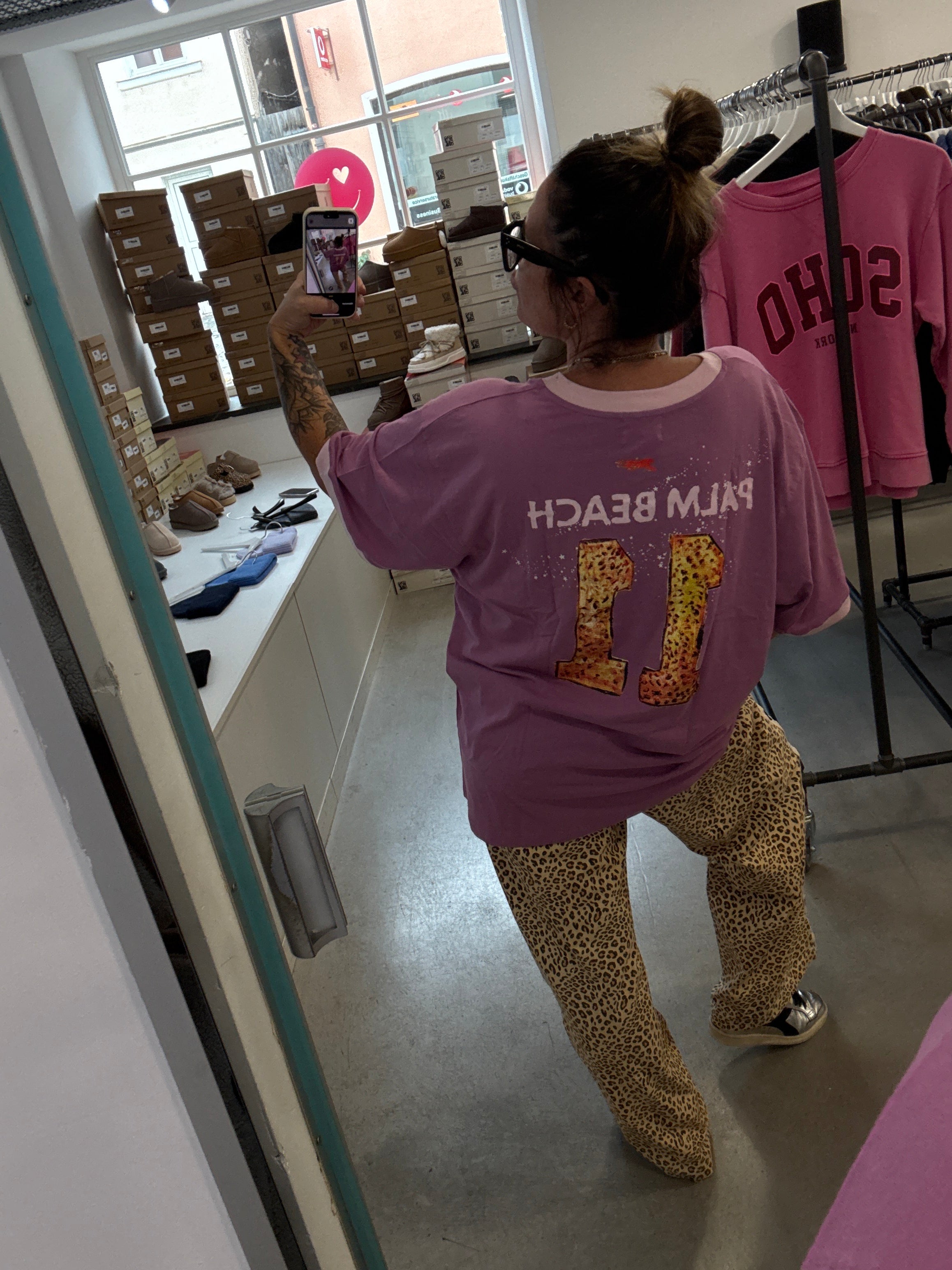 T-Shirt Run flieder