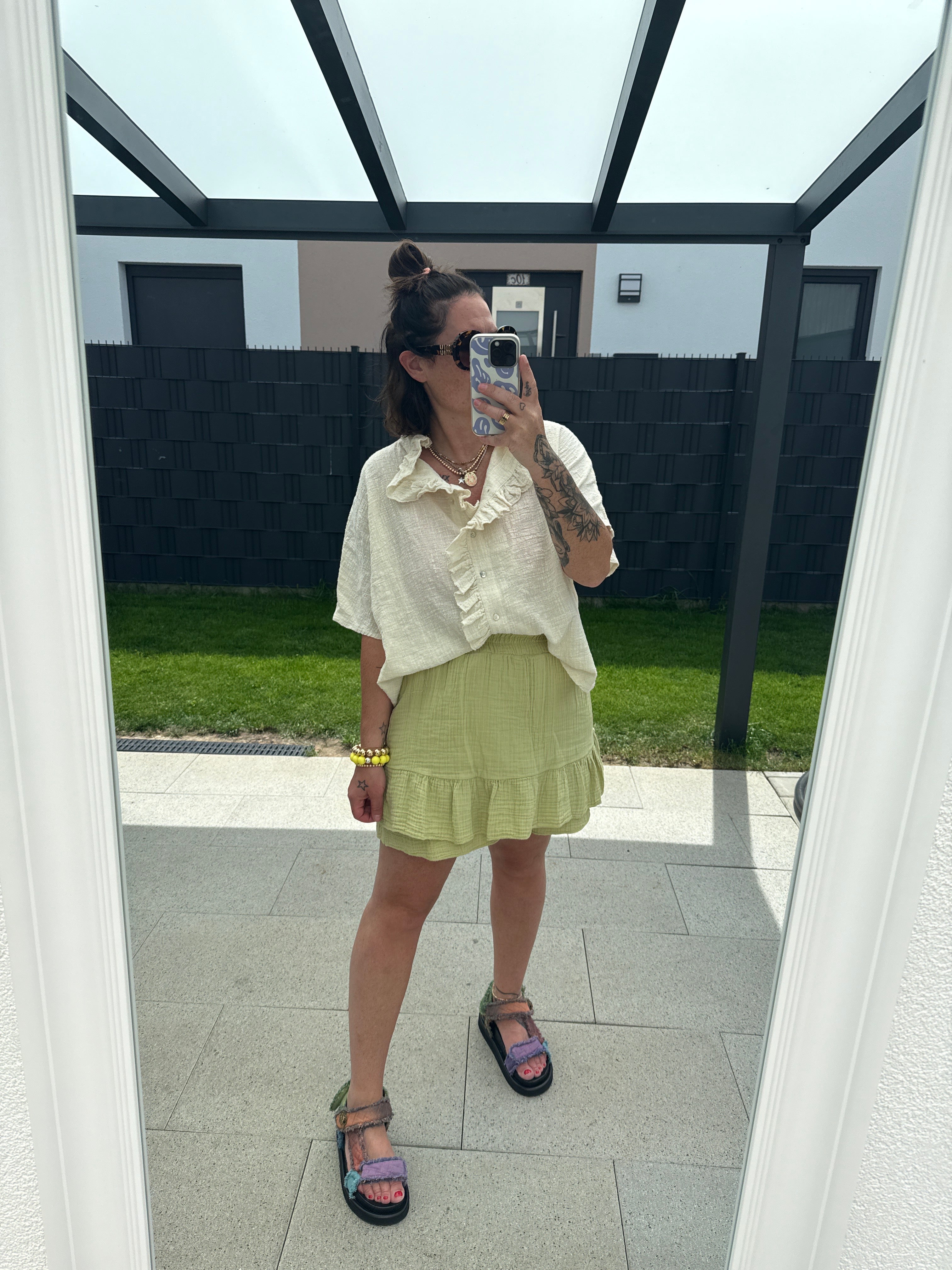 Skort Musselin