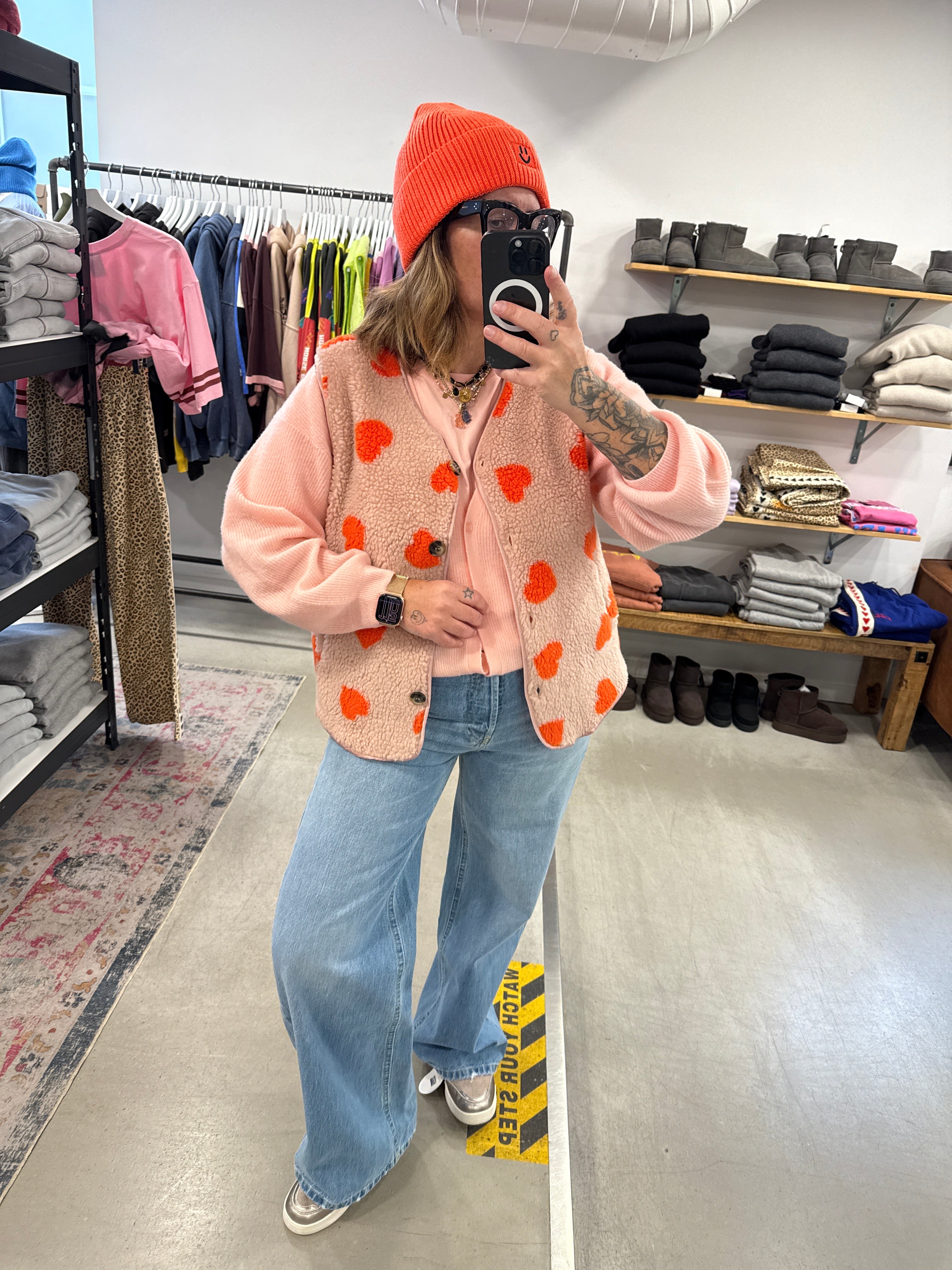 Weste Peach