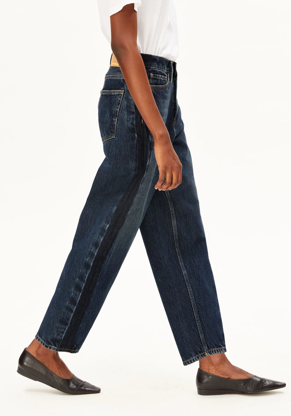 Armedangels Hose BAARLY HIGH PANEL BARREL JEANS