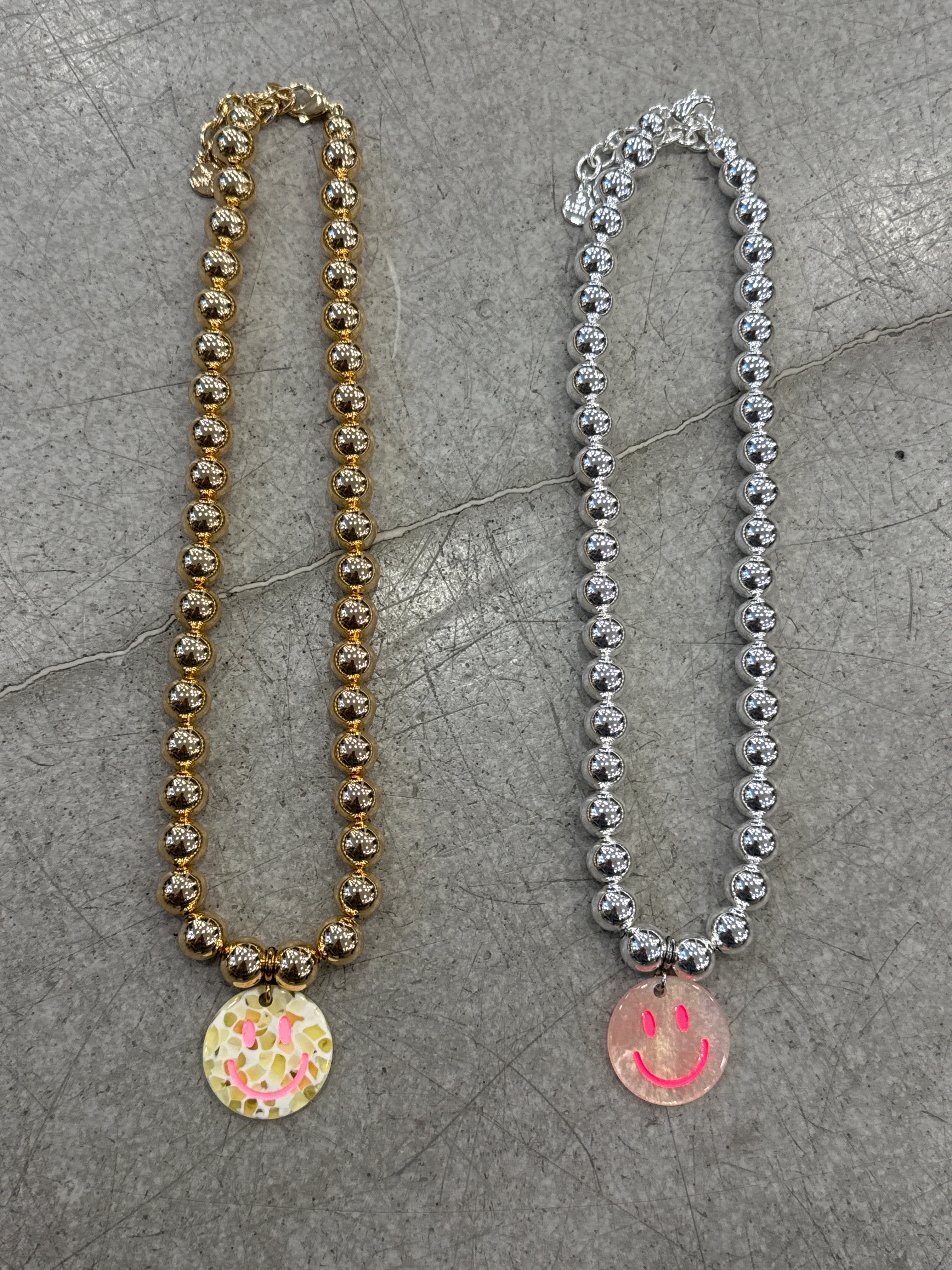 Kette Pink Smiley