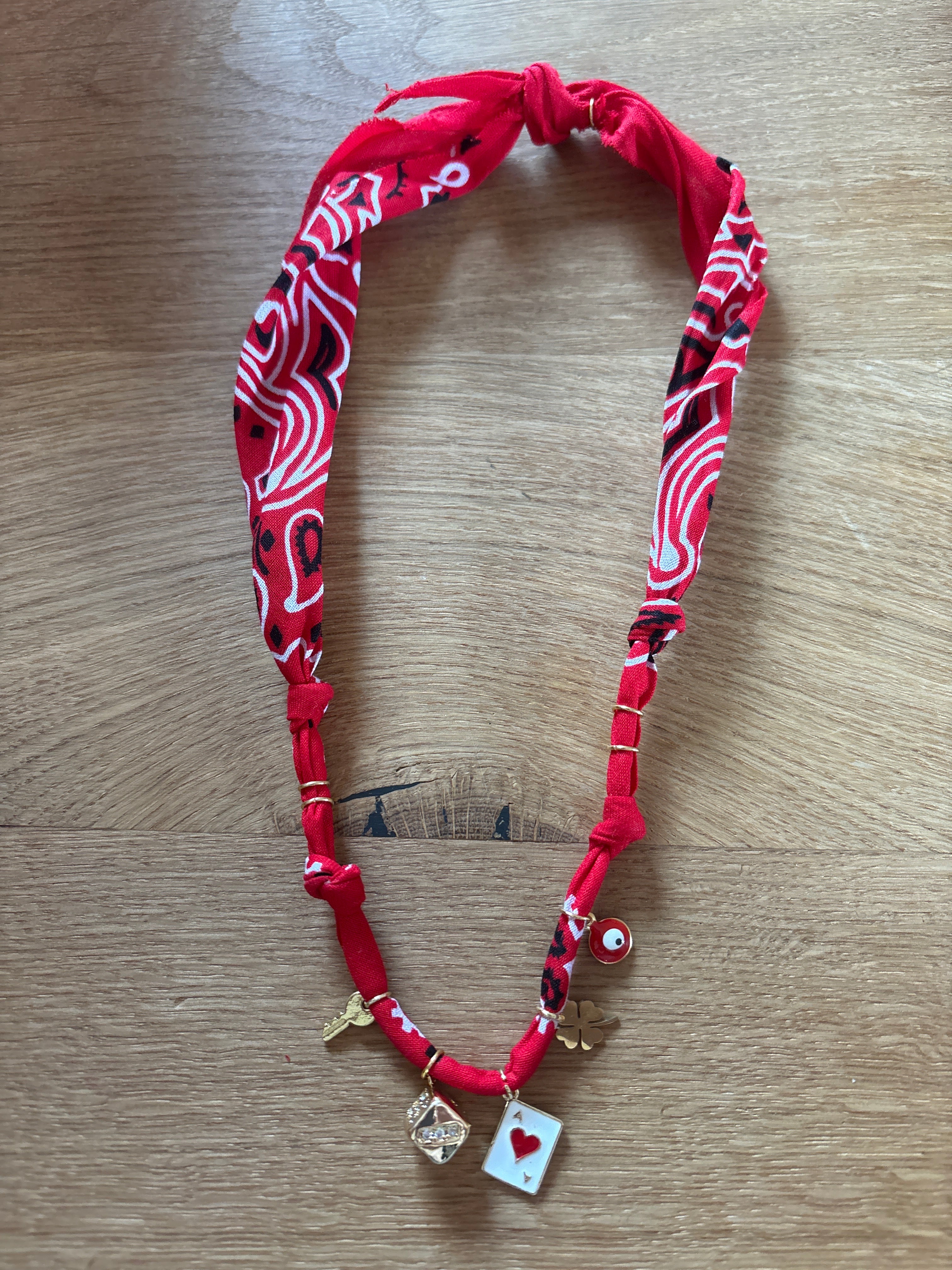 Kette Bandana rot