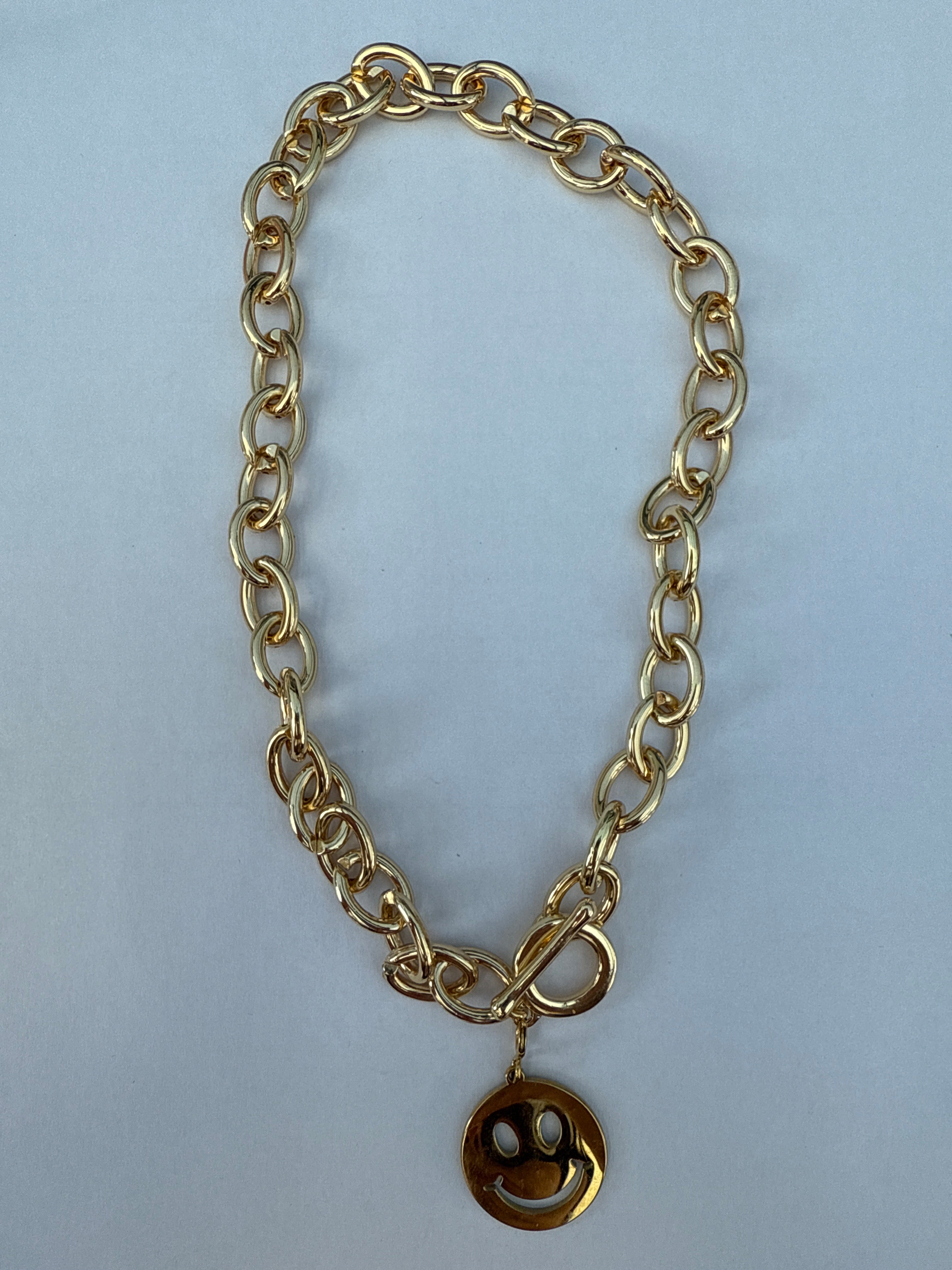 Kette Smiley gold