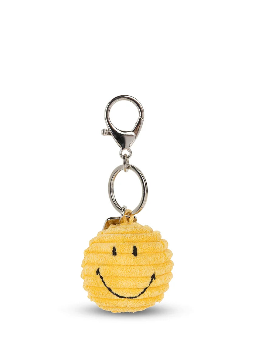 Smiley Keychain Corduroy