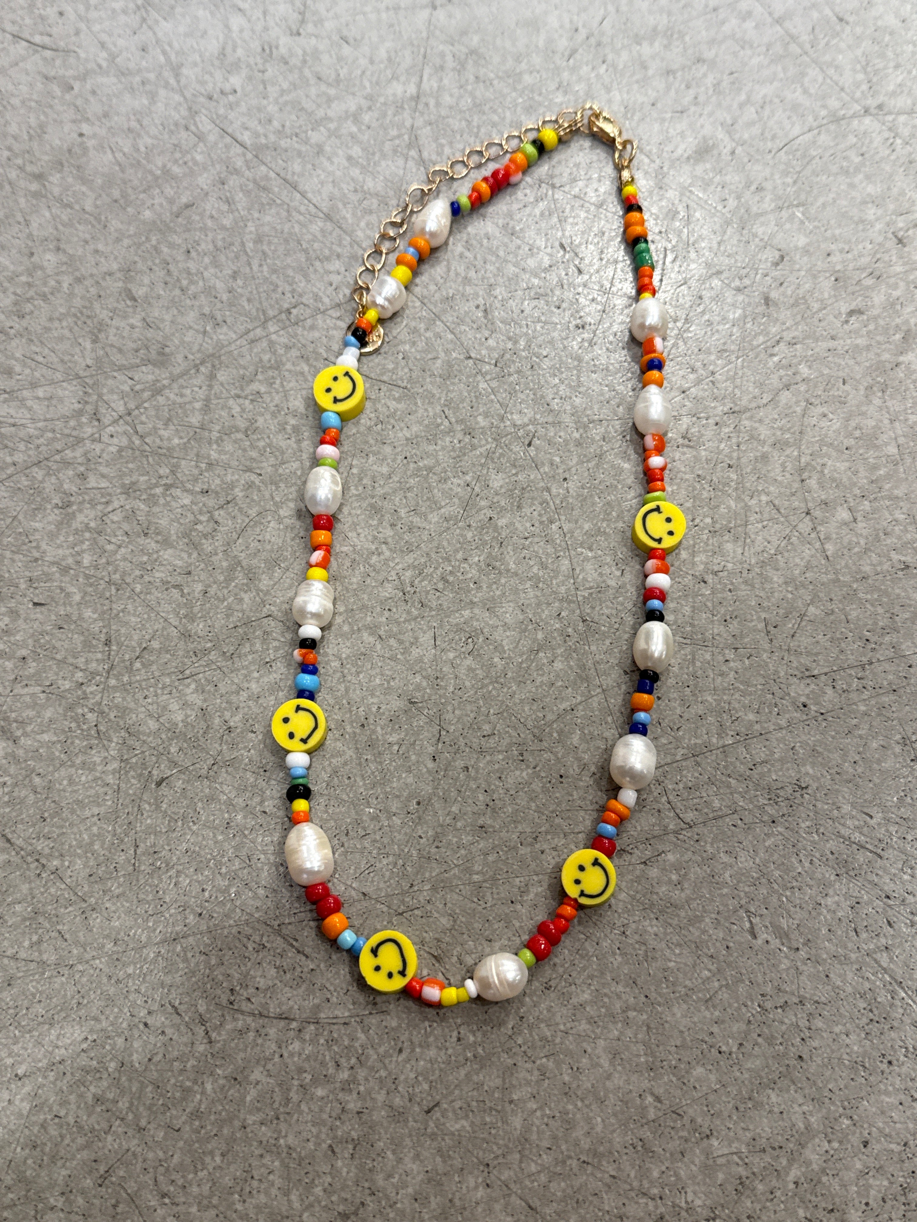 Kette Smiley bunt