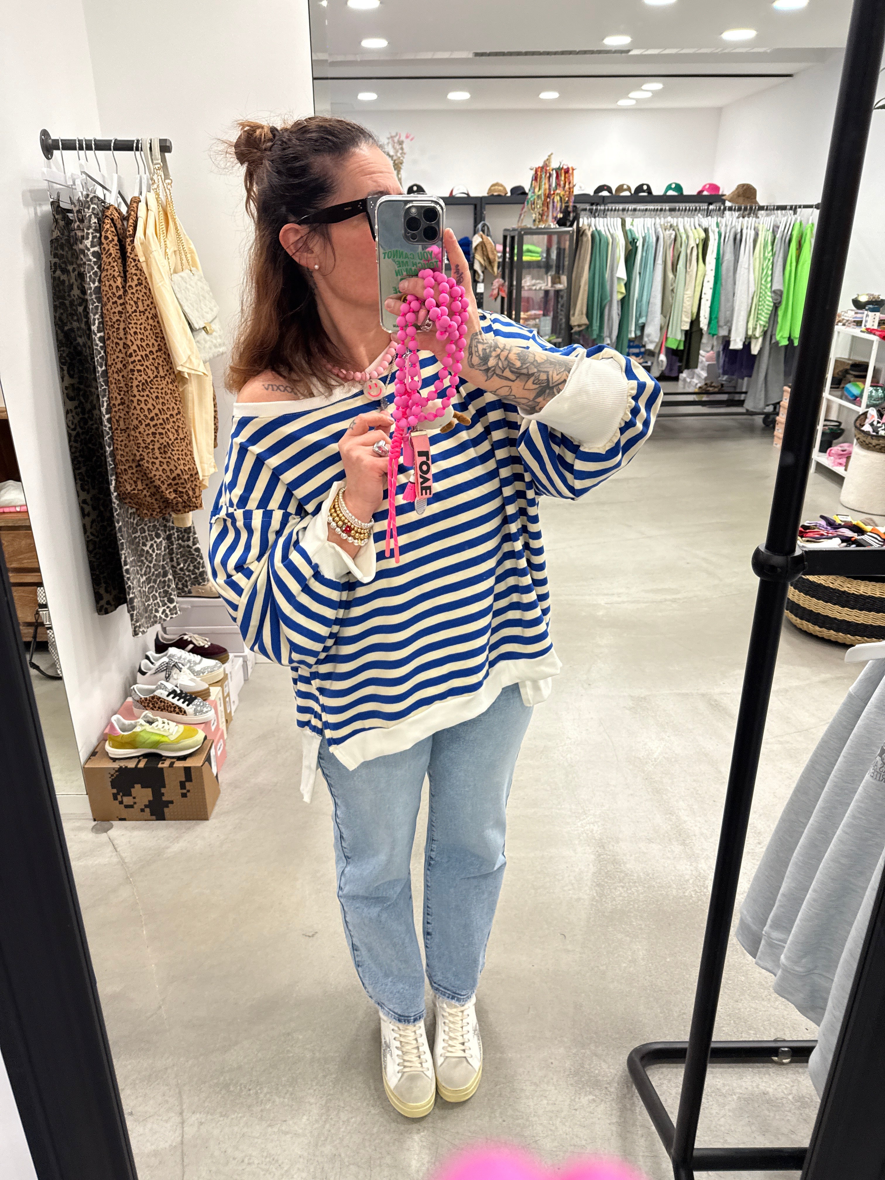 Pullover Oversize royal