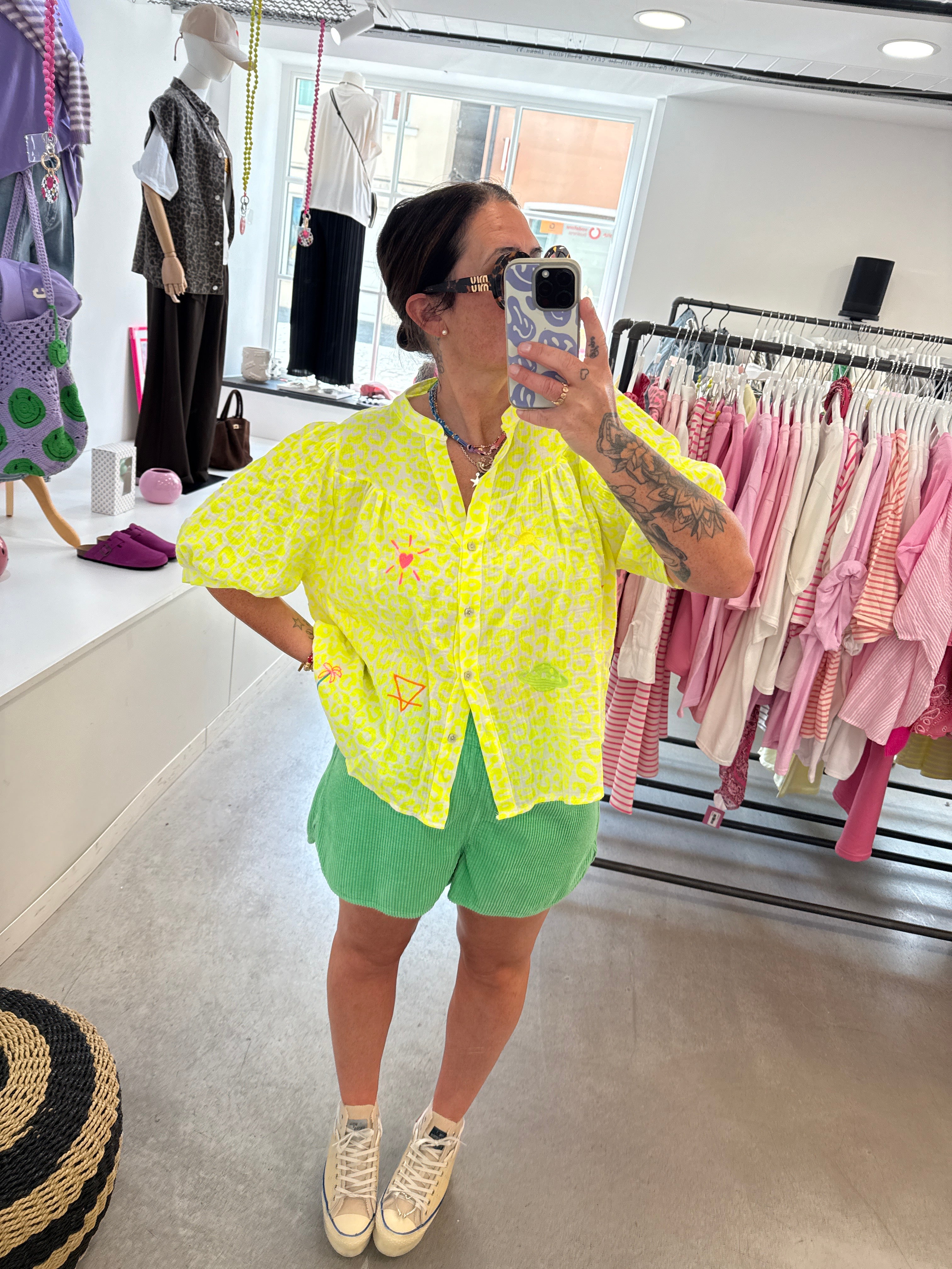 Bluse Leo Neon