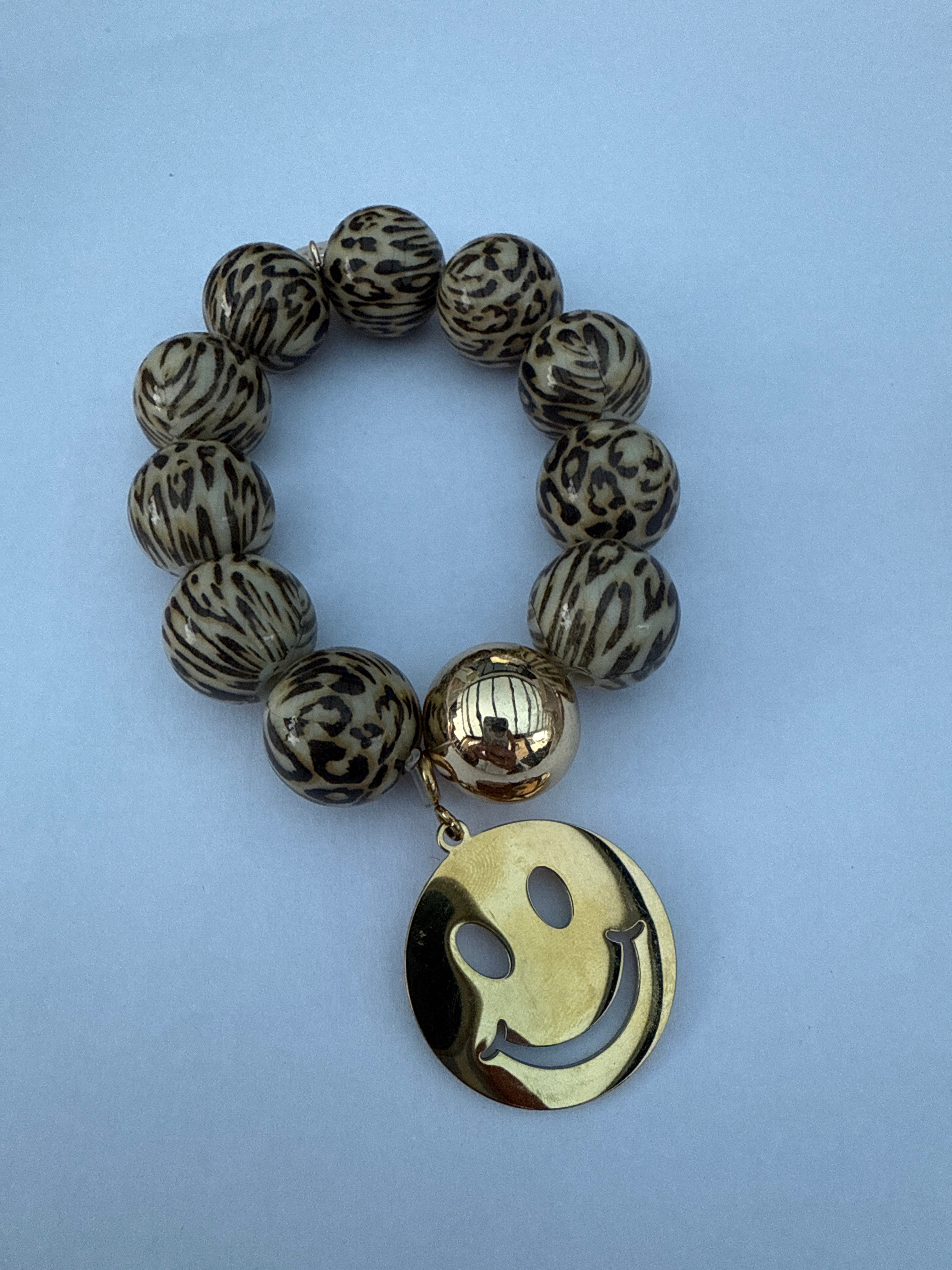 Armband Leo gold Smiley