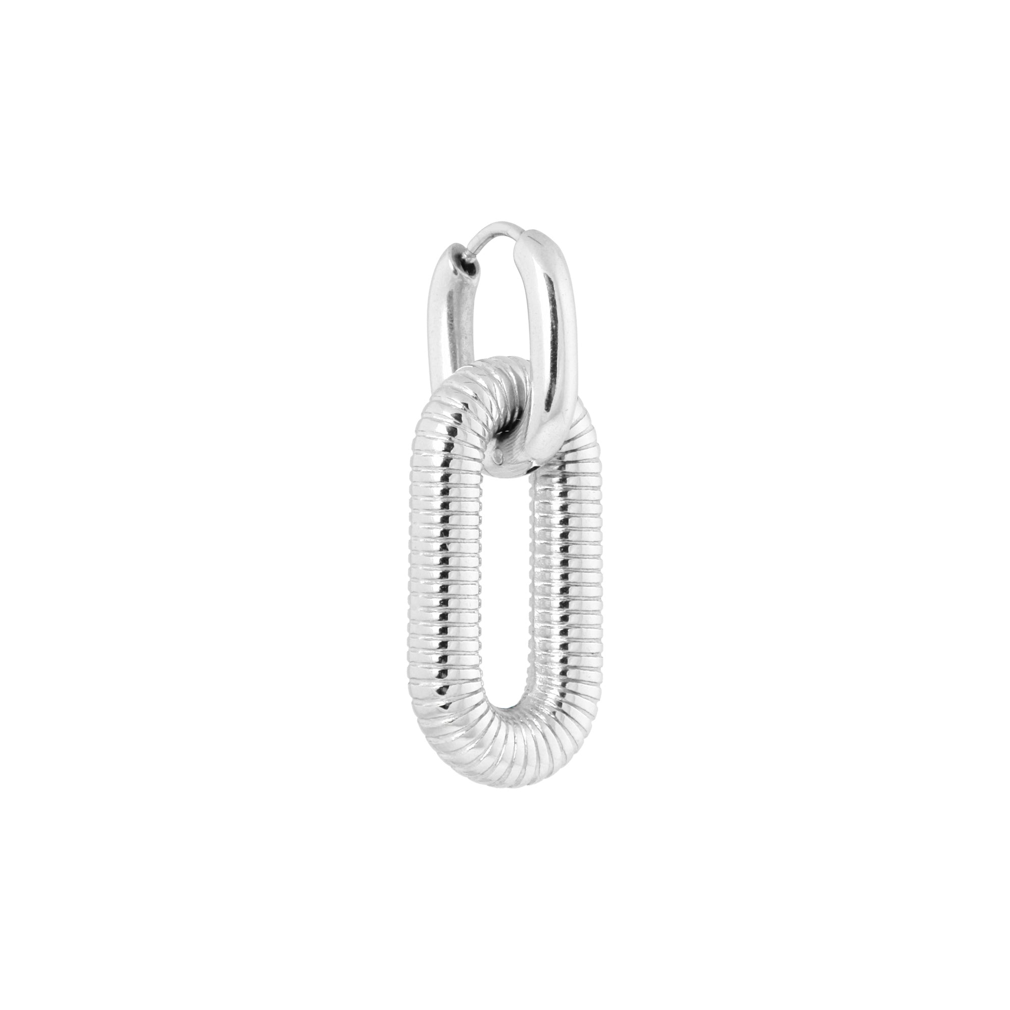 Label Kiki Oval stripe hoop