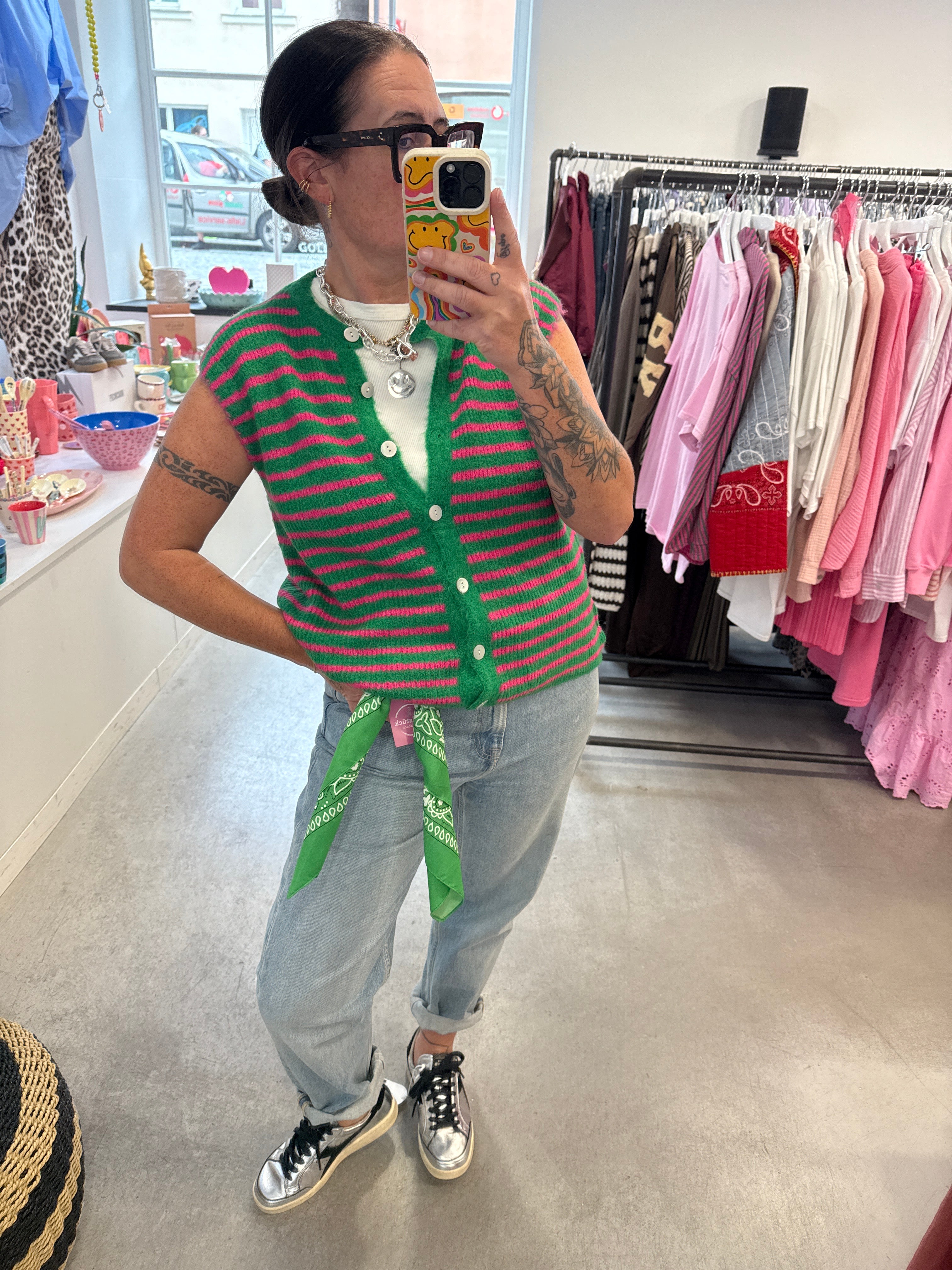 Weste Stripe