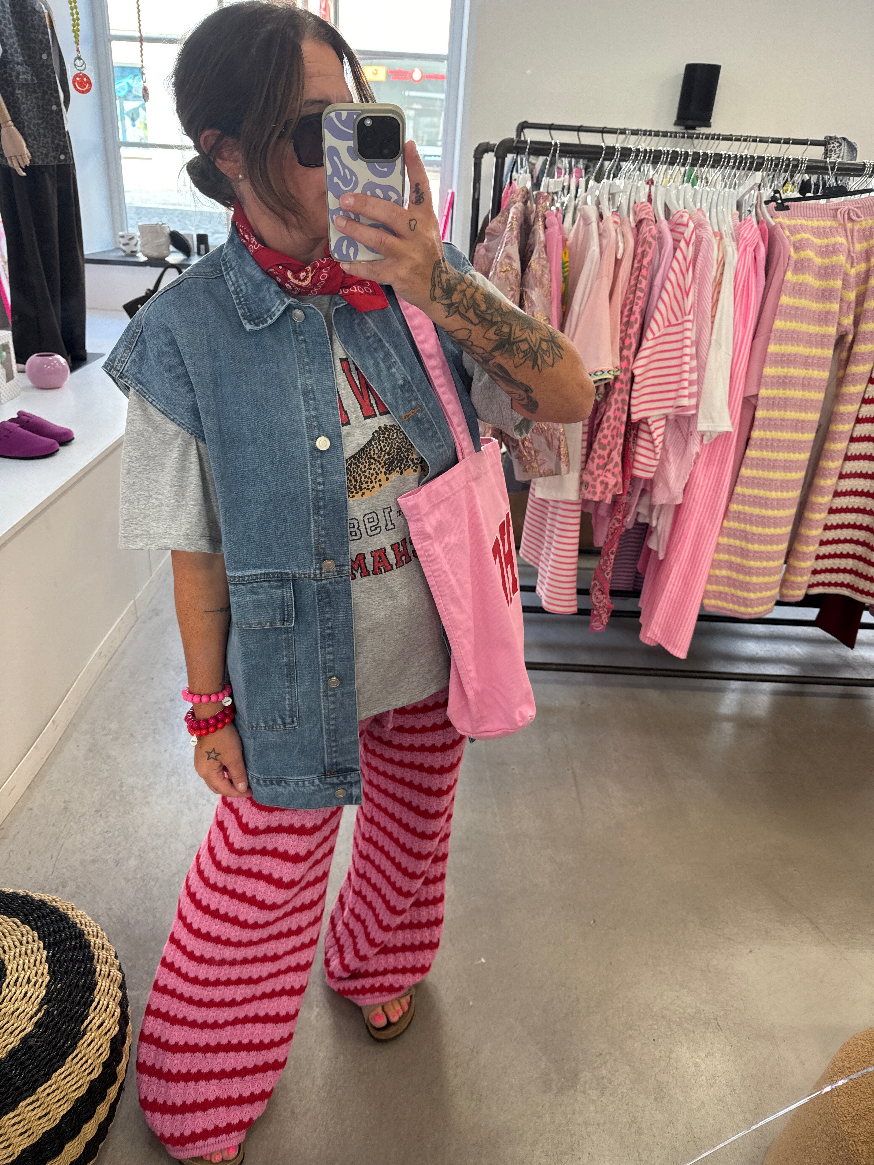 Weste Denim Oversize