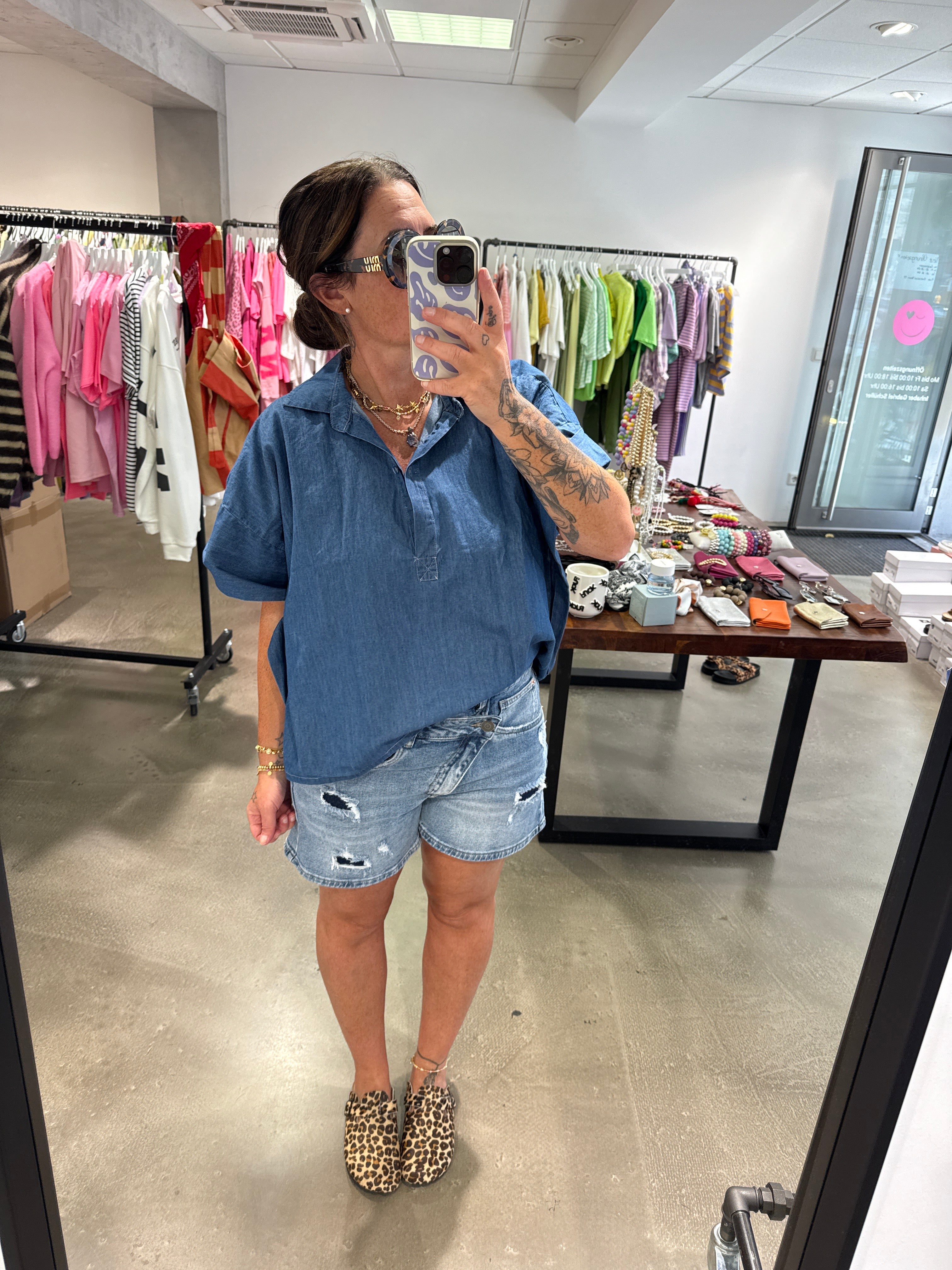 Bluse Goldstück Denim
