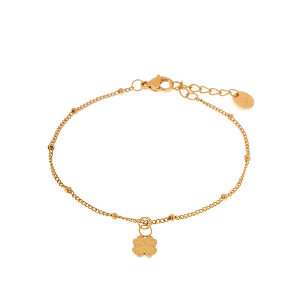 KIKI Lucky clover bracelet gold