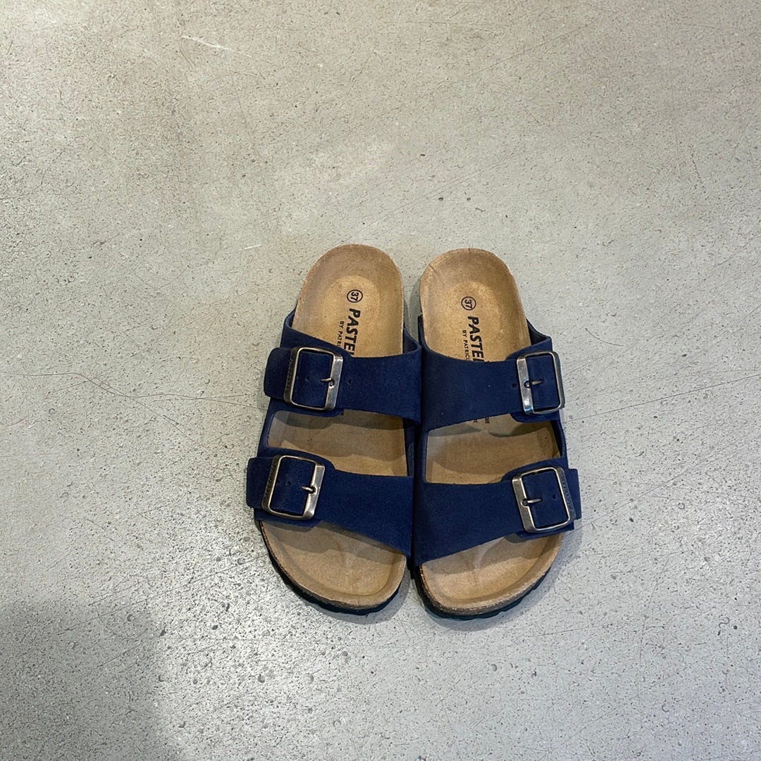 Schuhe Schlappen Blau