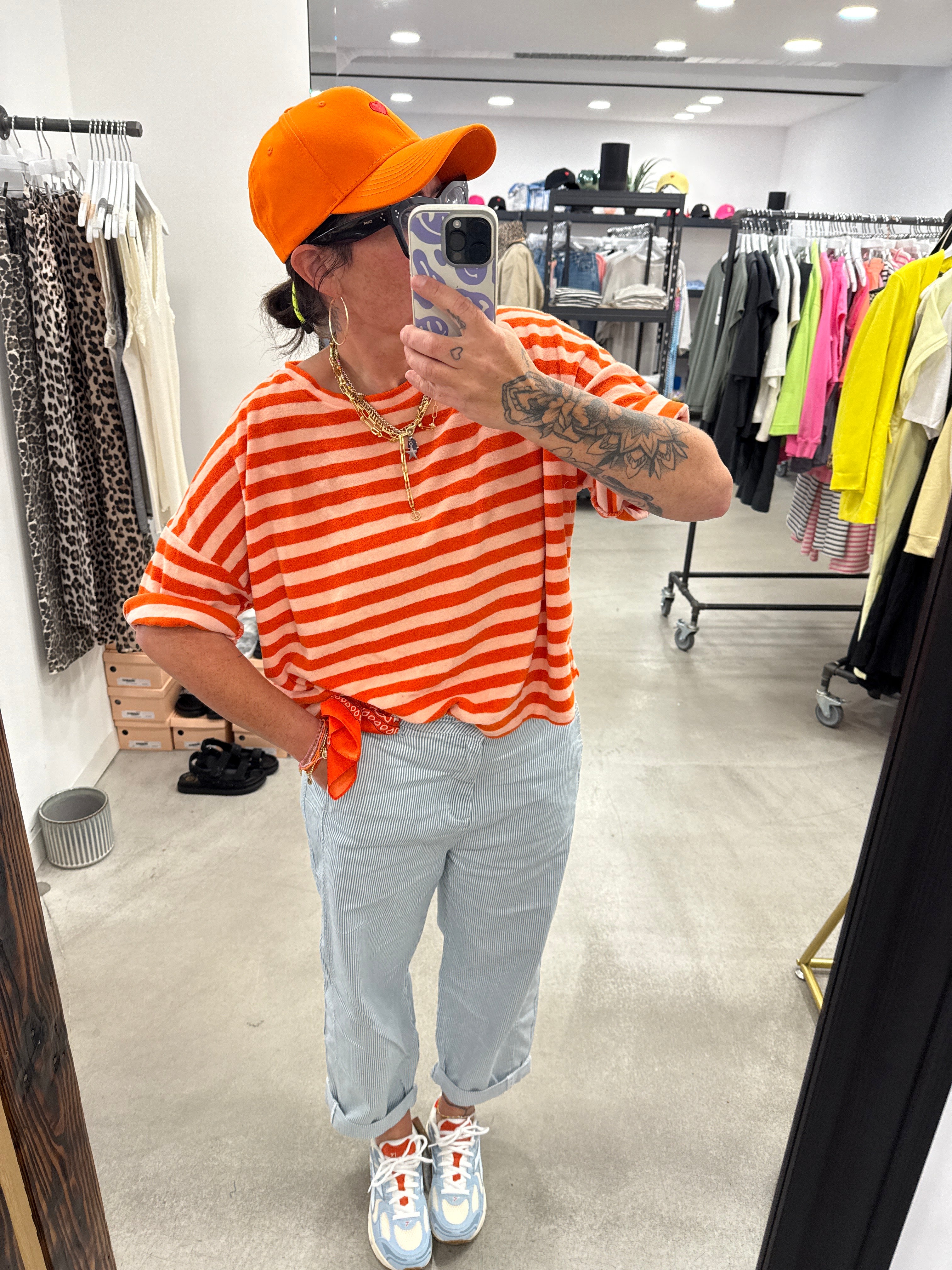 T-Shirt Frottee Stripe