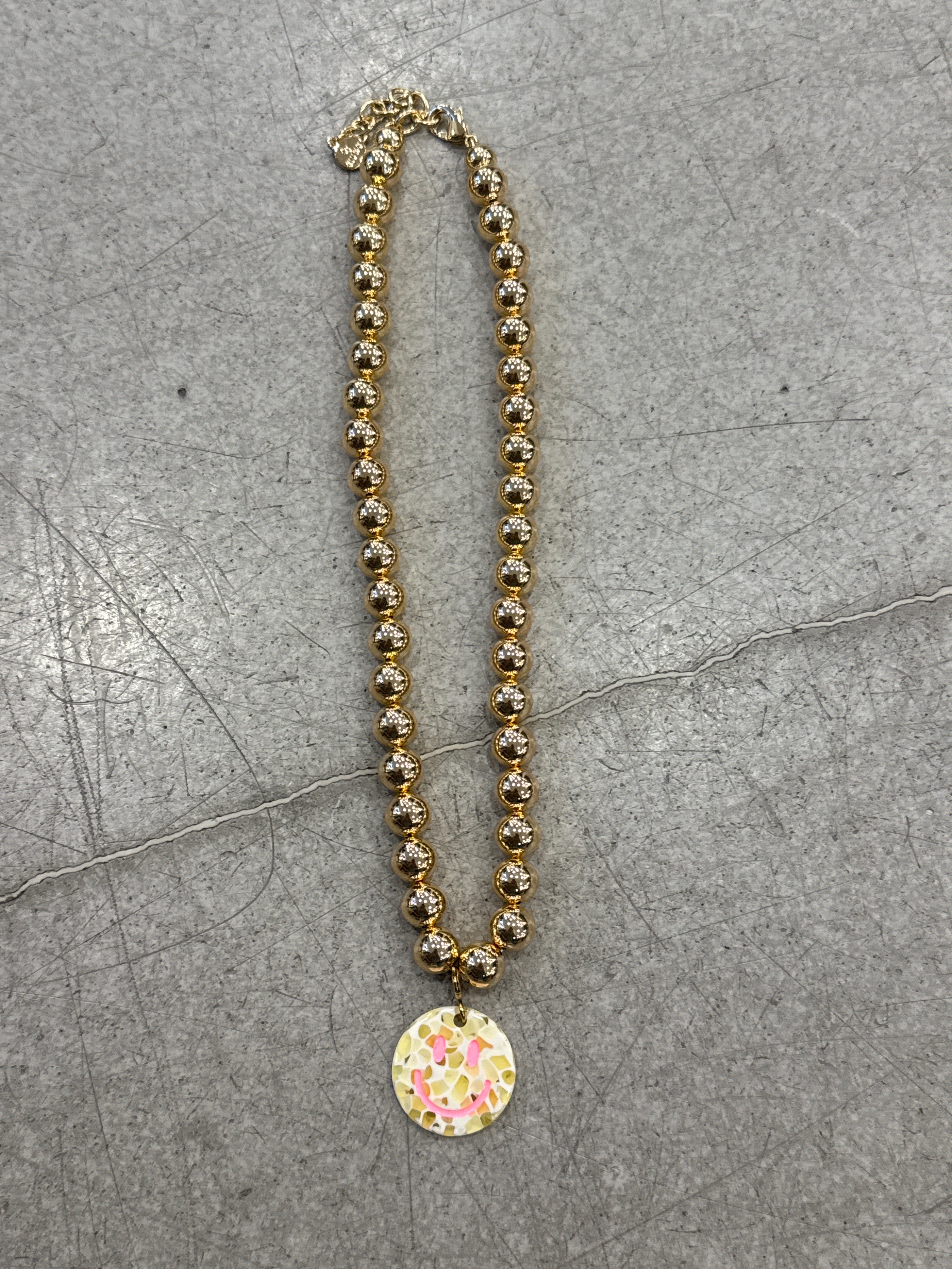 Kette Pink Smiley