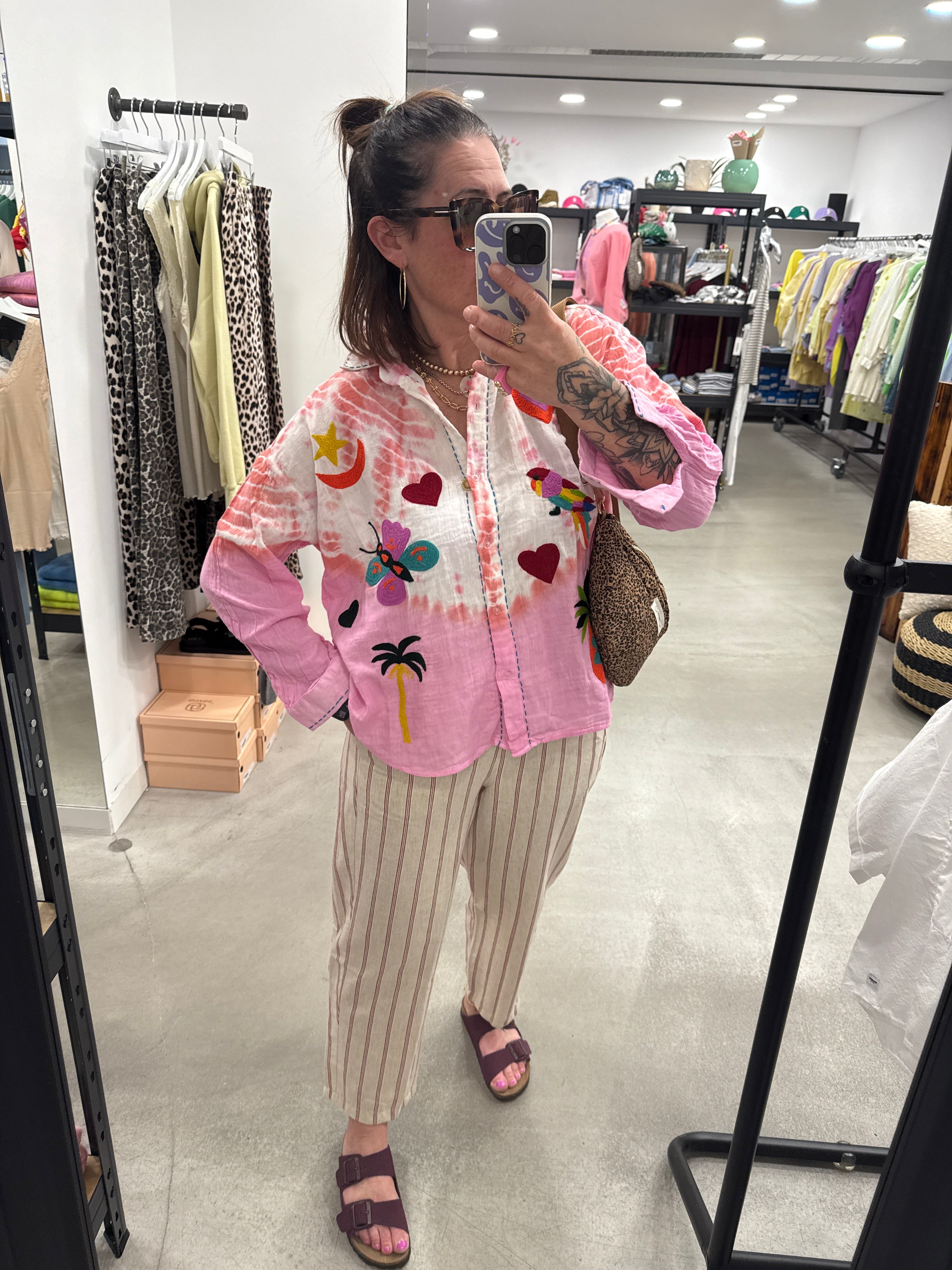Bluse Hippe details