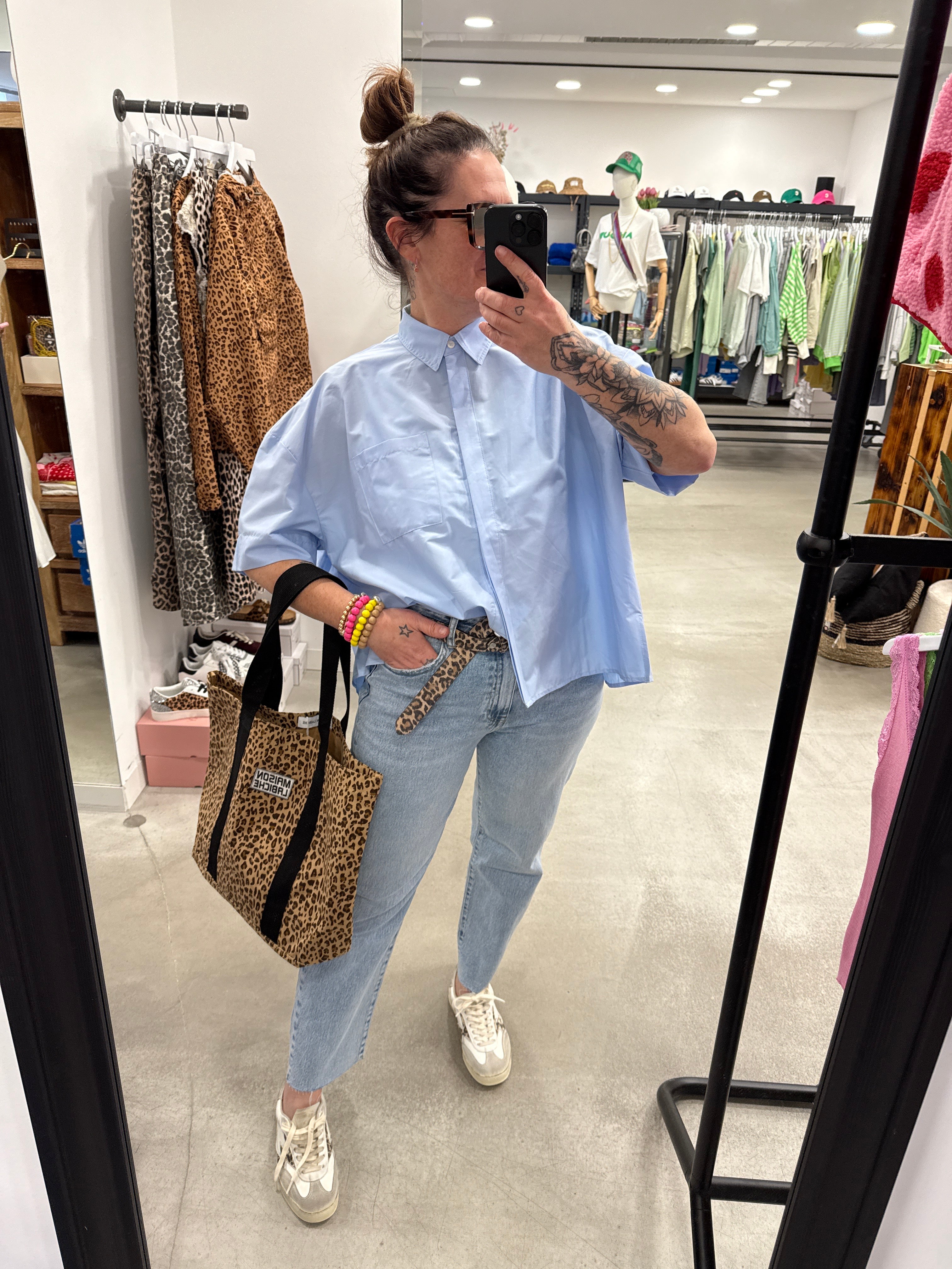 Bluse Plisee