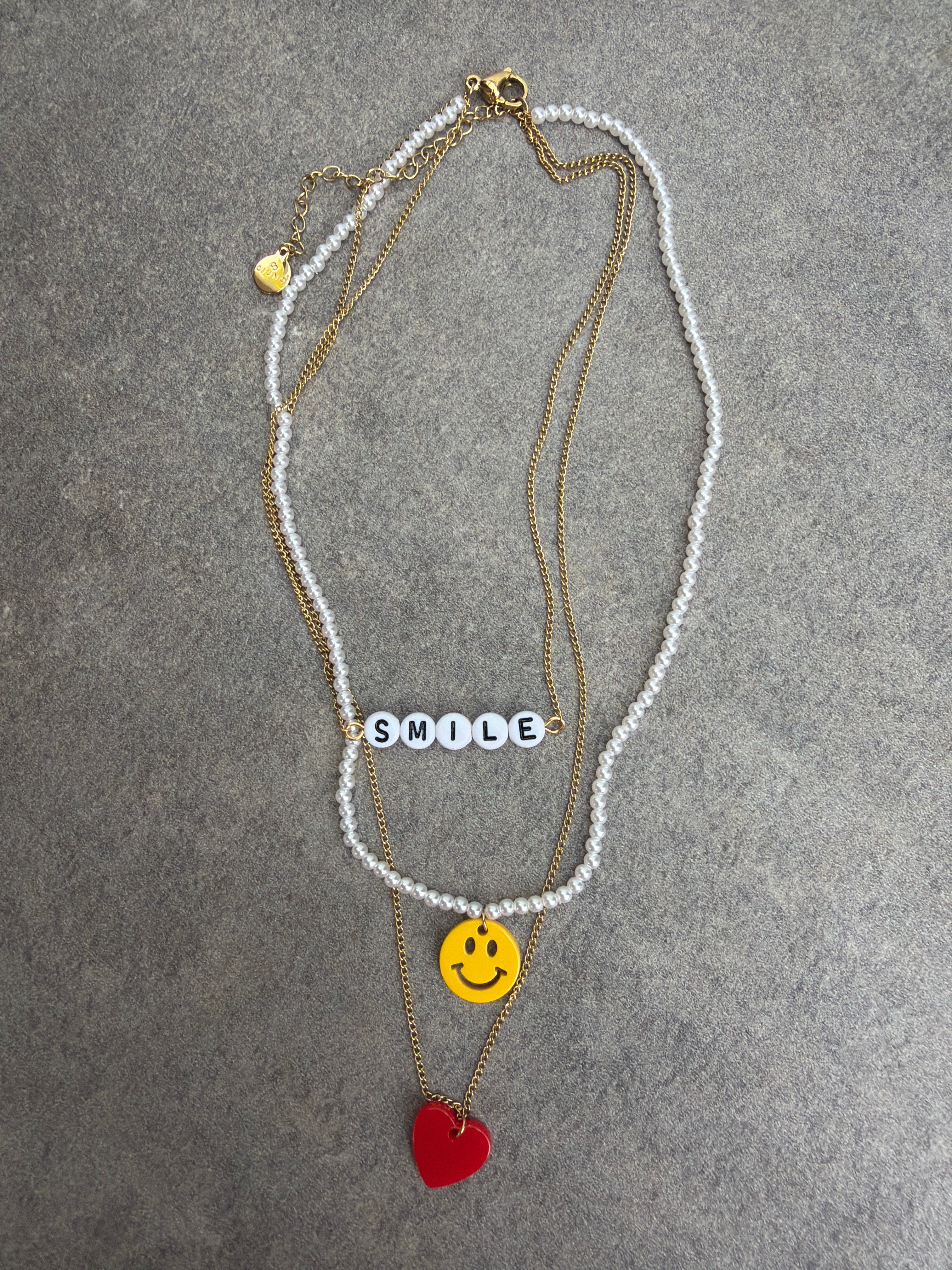 Kette Smiley three in one