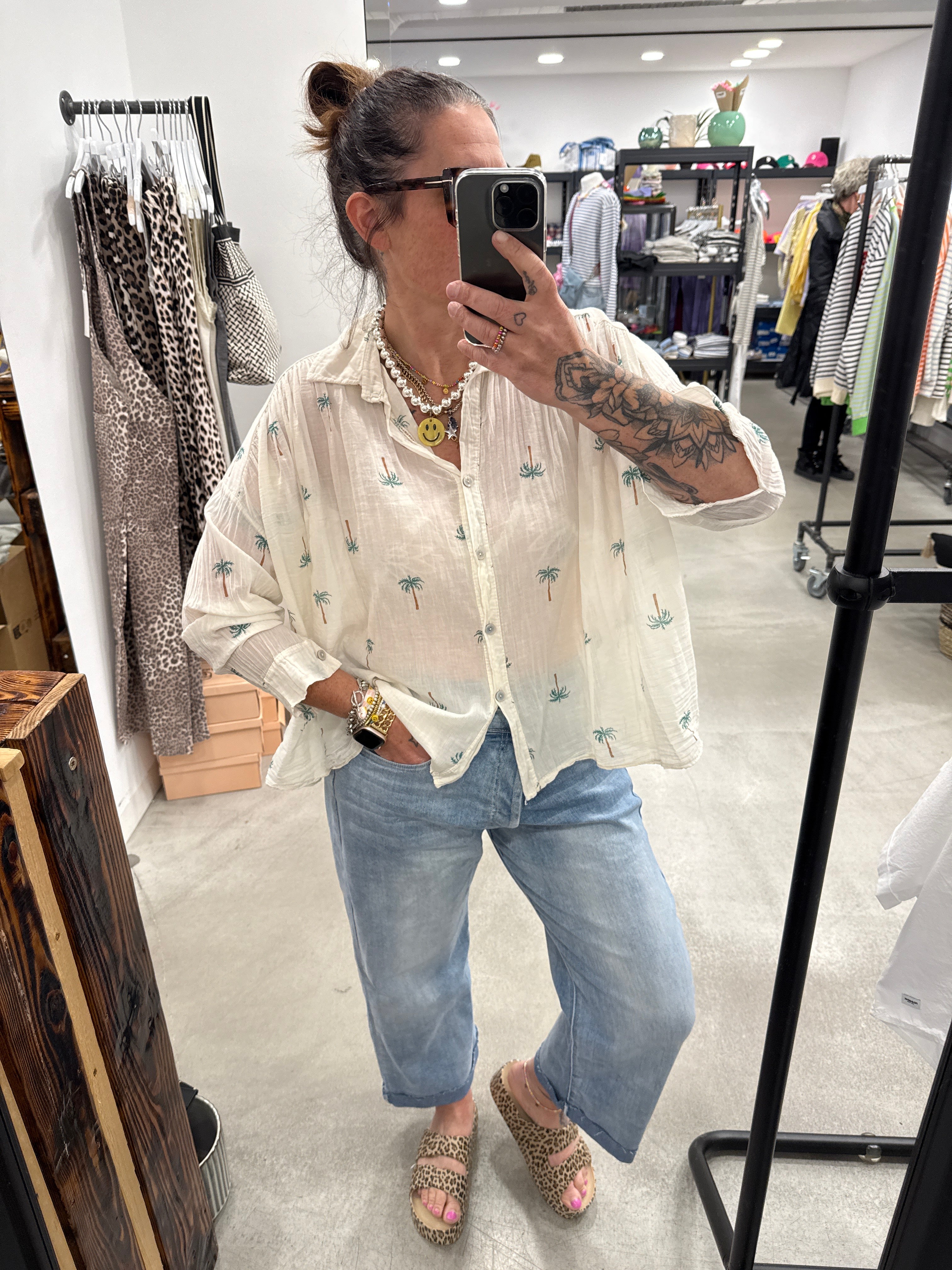 Bluse Palms