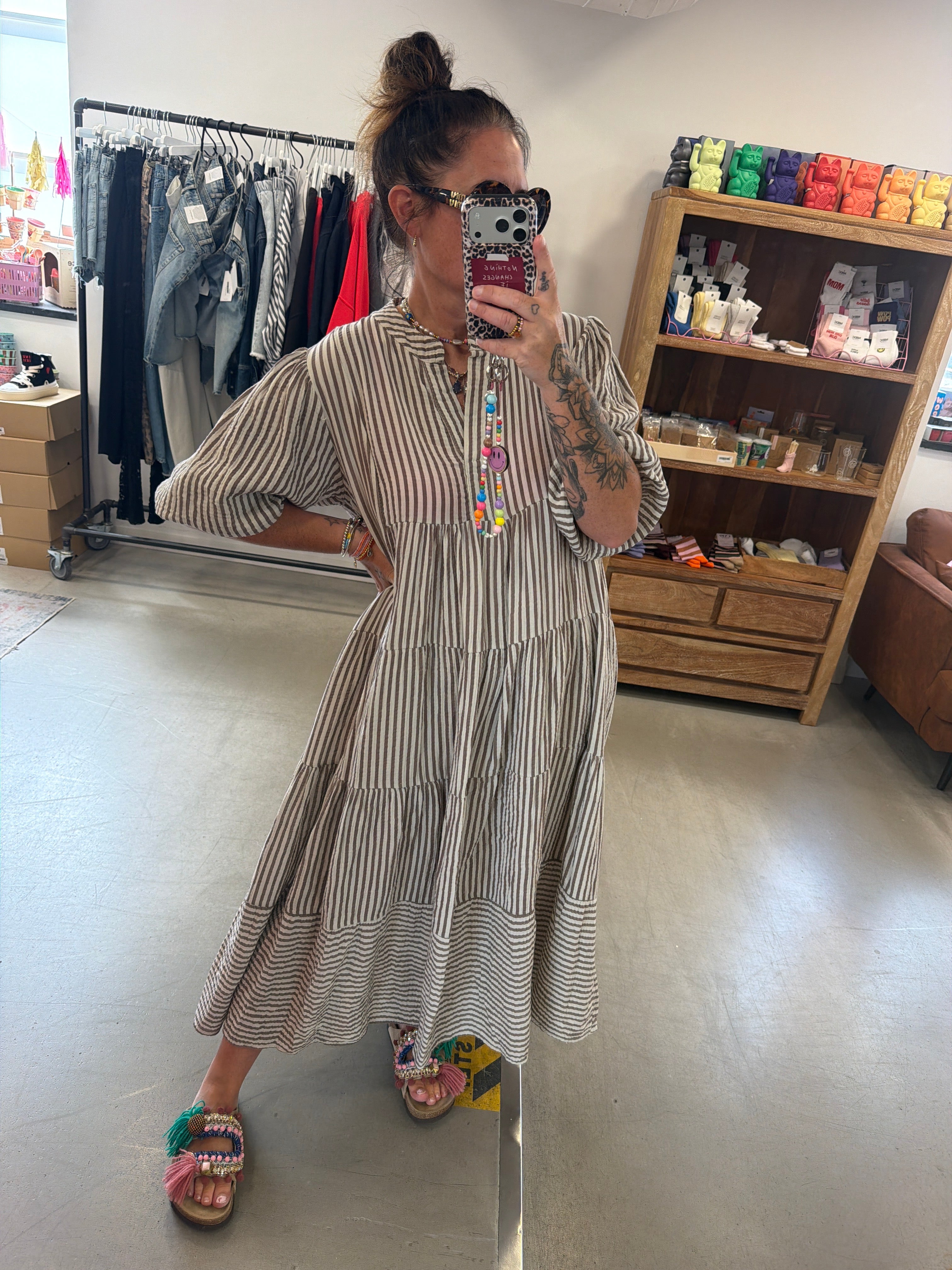 Kleid Musseln Maxi