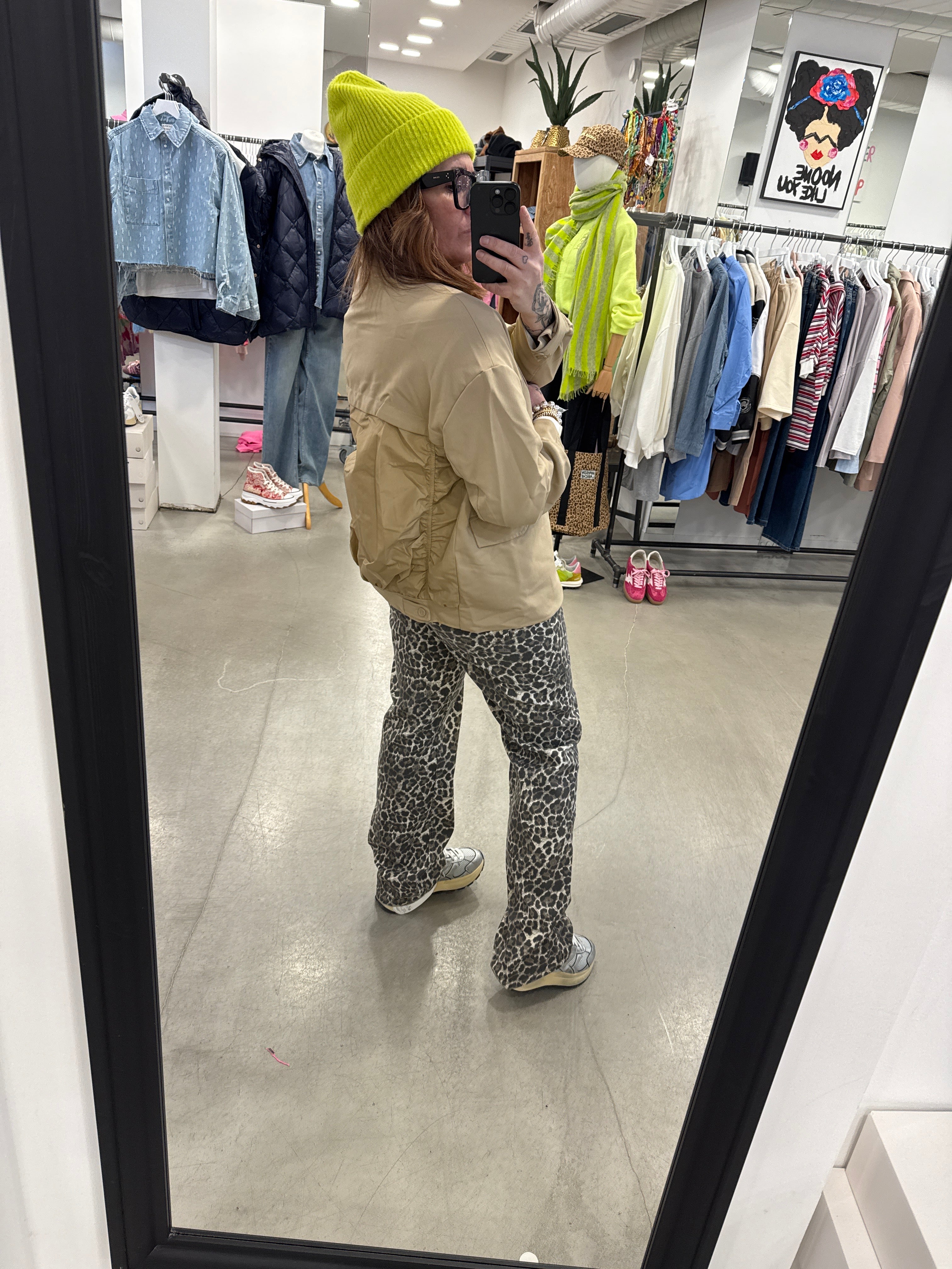 Blazer Bomber beige