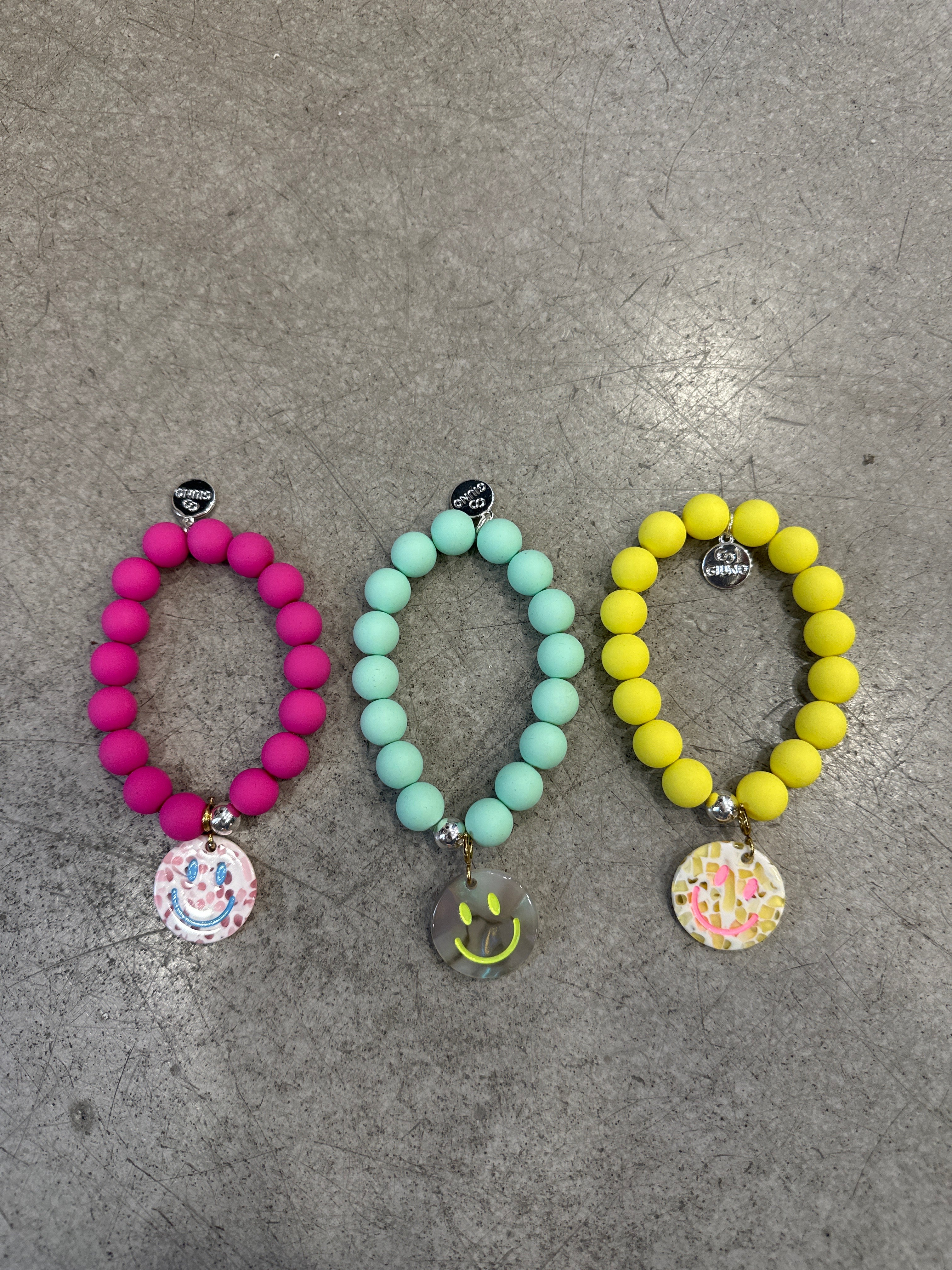 Armband smile Pastell