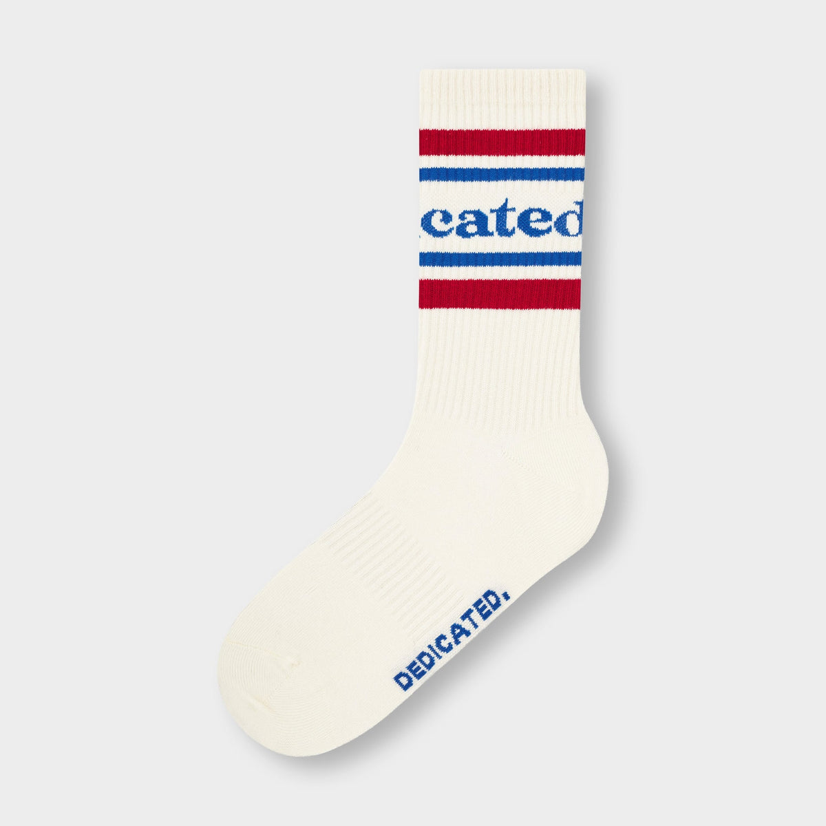DEDICATED Sportsocken Ullevi Logo Surf Blue