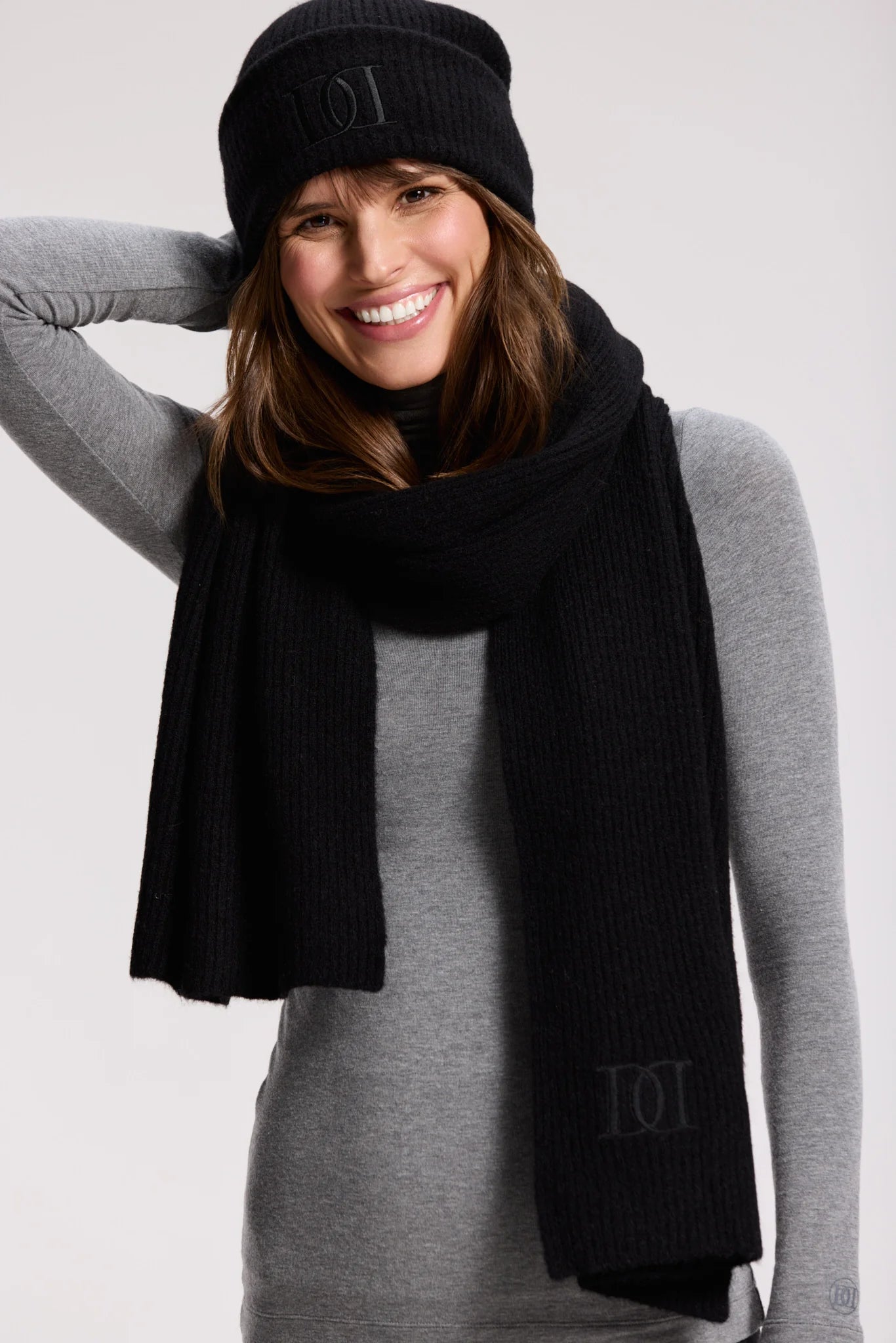 Schal Deblon Grey