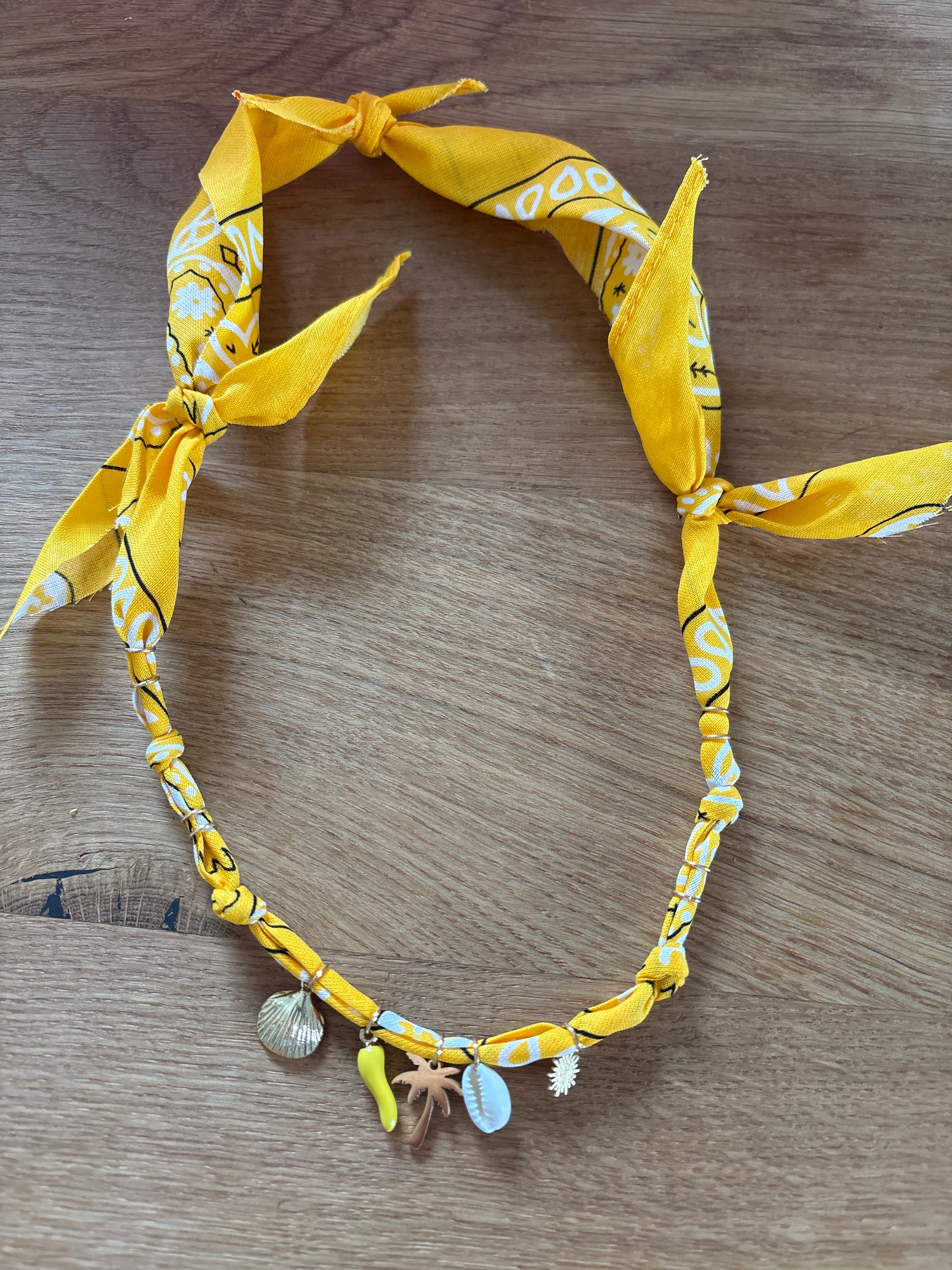 Kette Bandana gelb