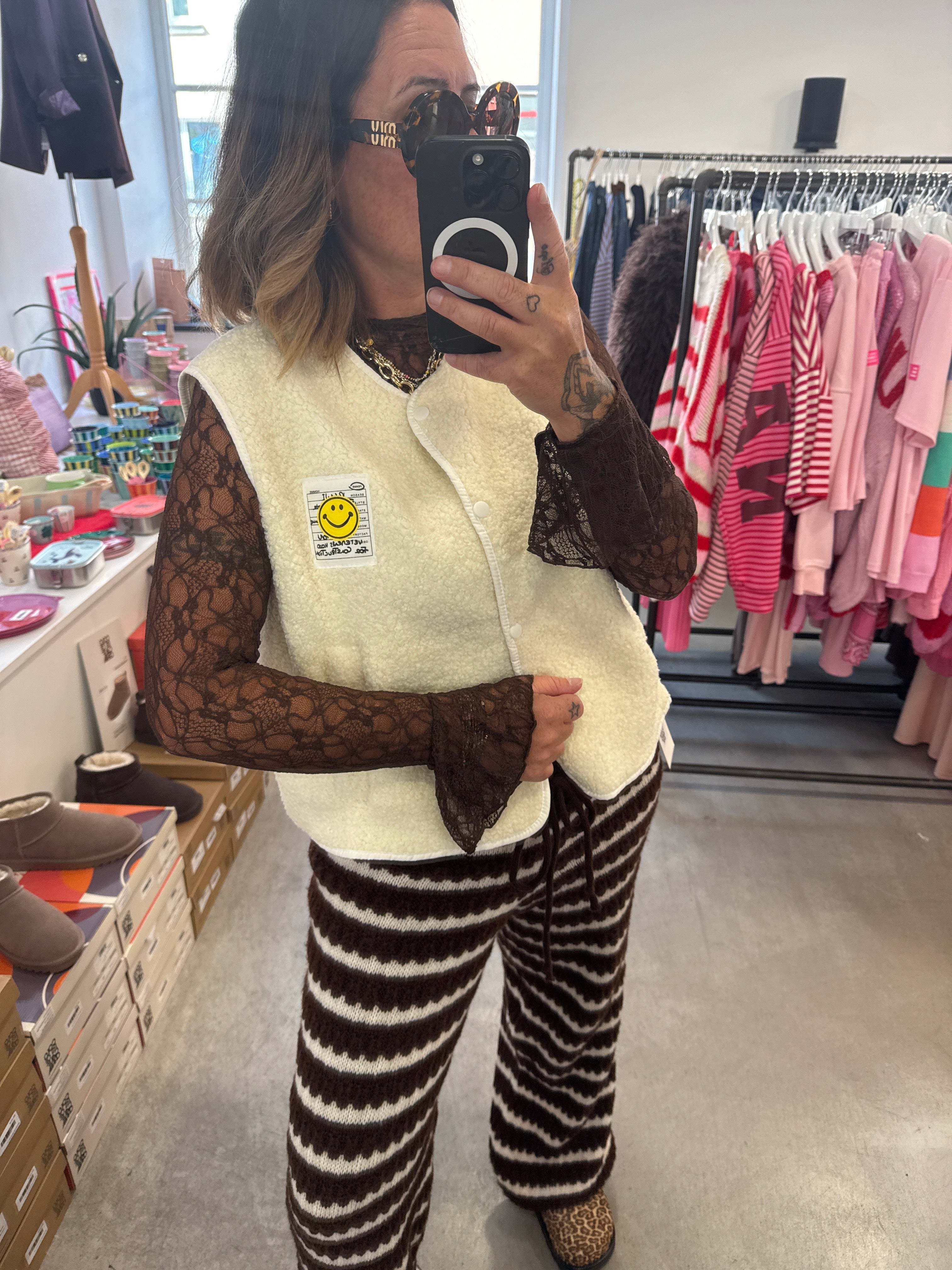 Longsleeve Mesh lace