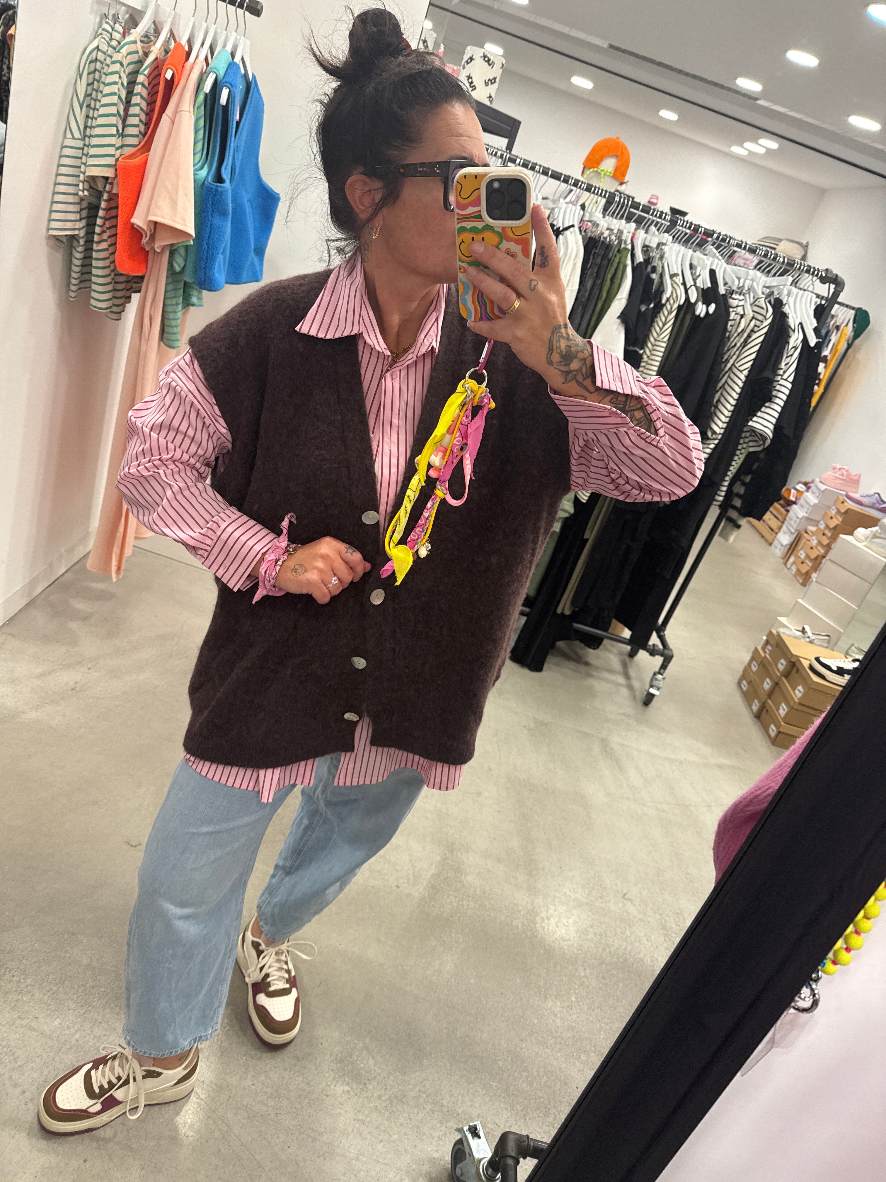 Weste knit Oversize