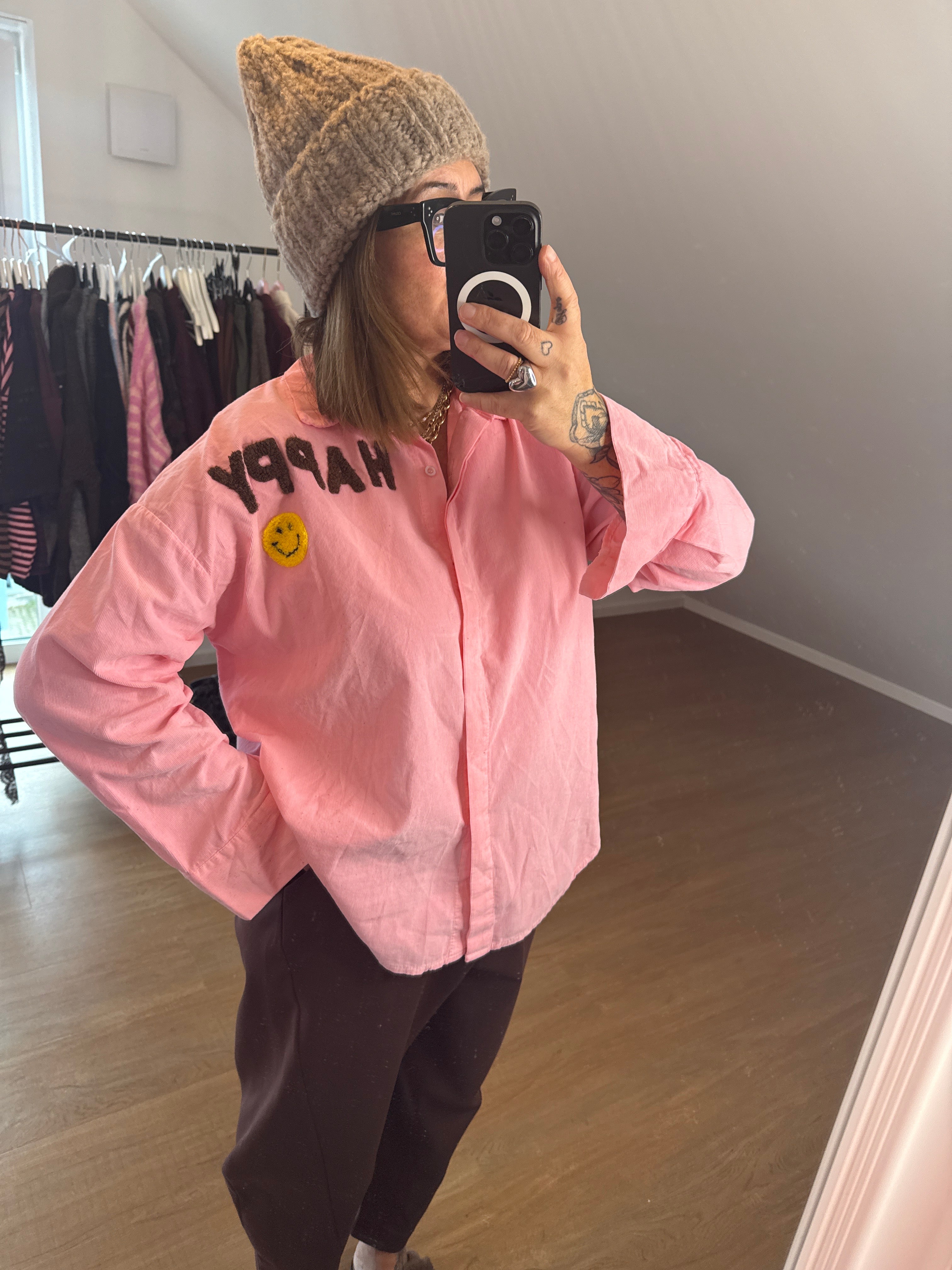 Bluse Babycord Happy