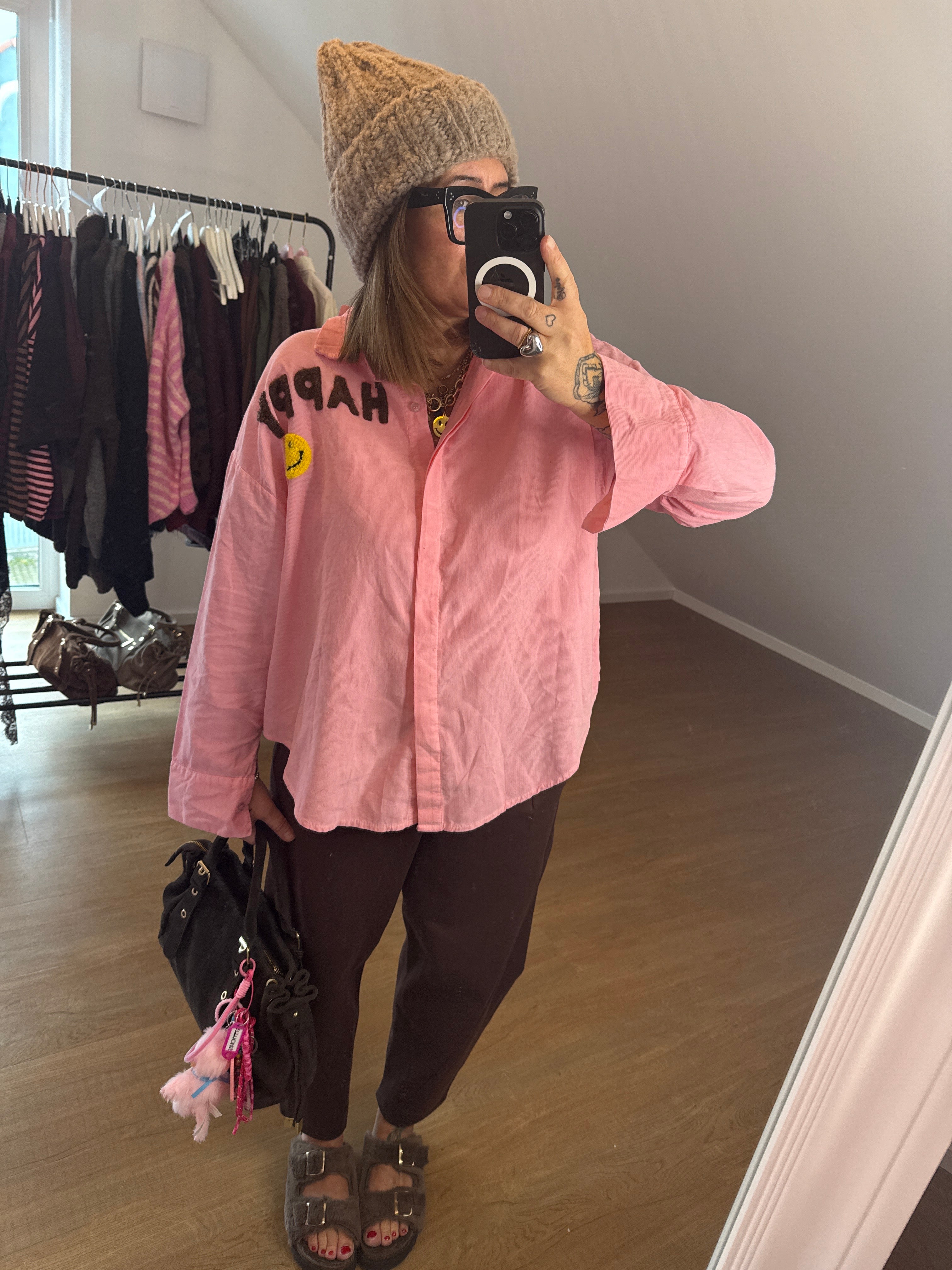 Bluse Babycord Happy