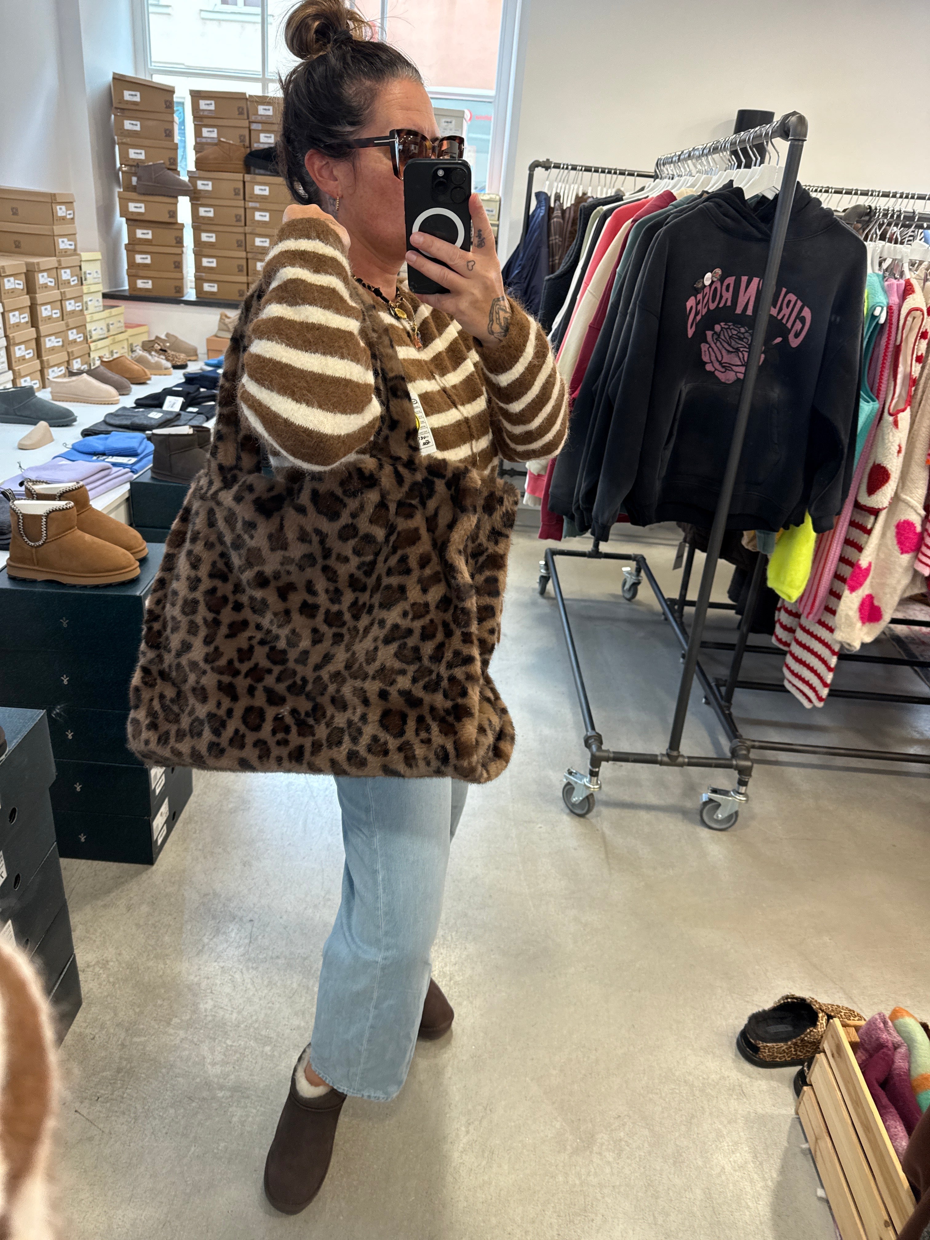 Tasche Plüsch Leo