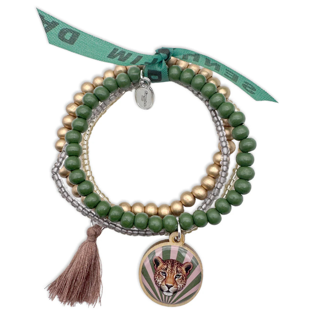 ESCAPULARIO Armband-Set Leopard