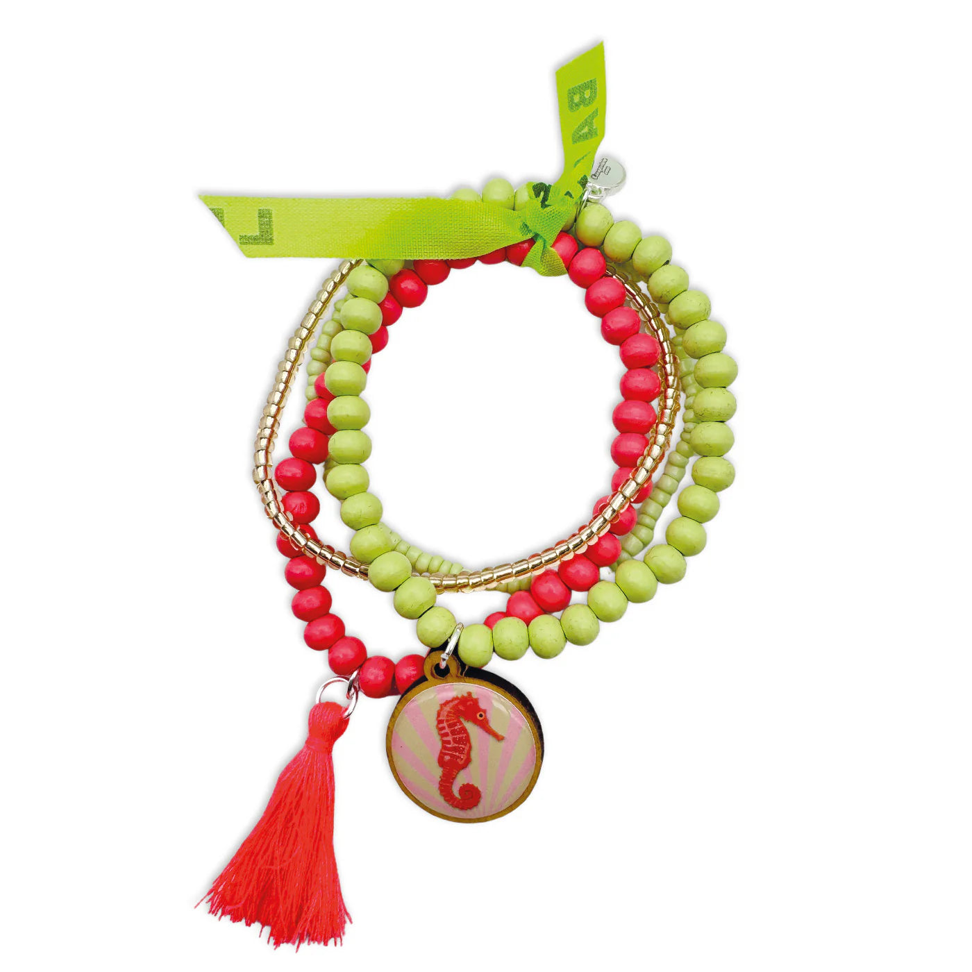 ESCAPULARIO Armband-Set Seepferdchen