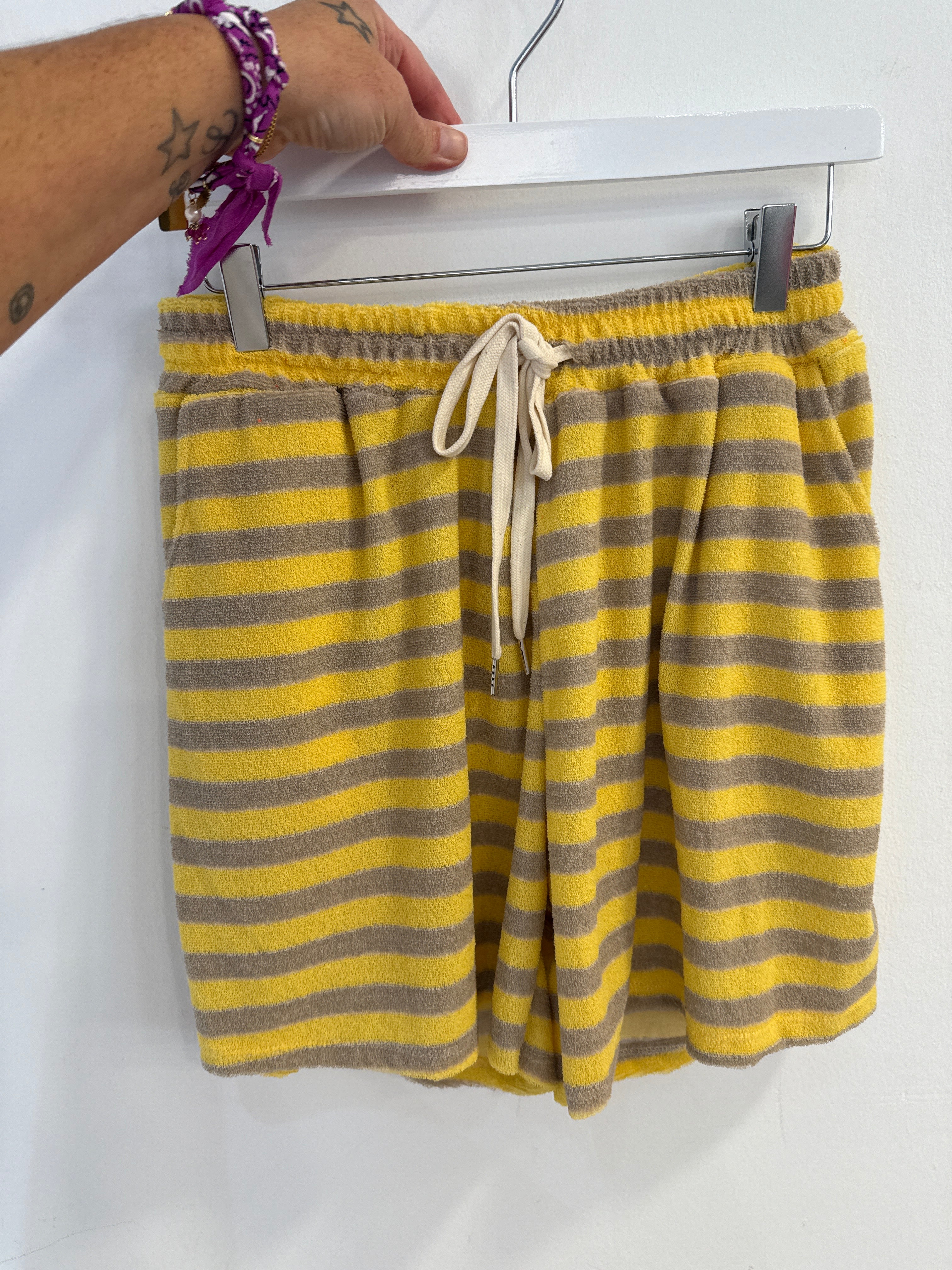 Hose Short Frottee Stripe