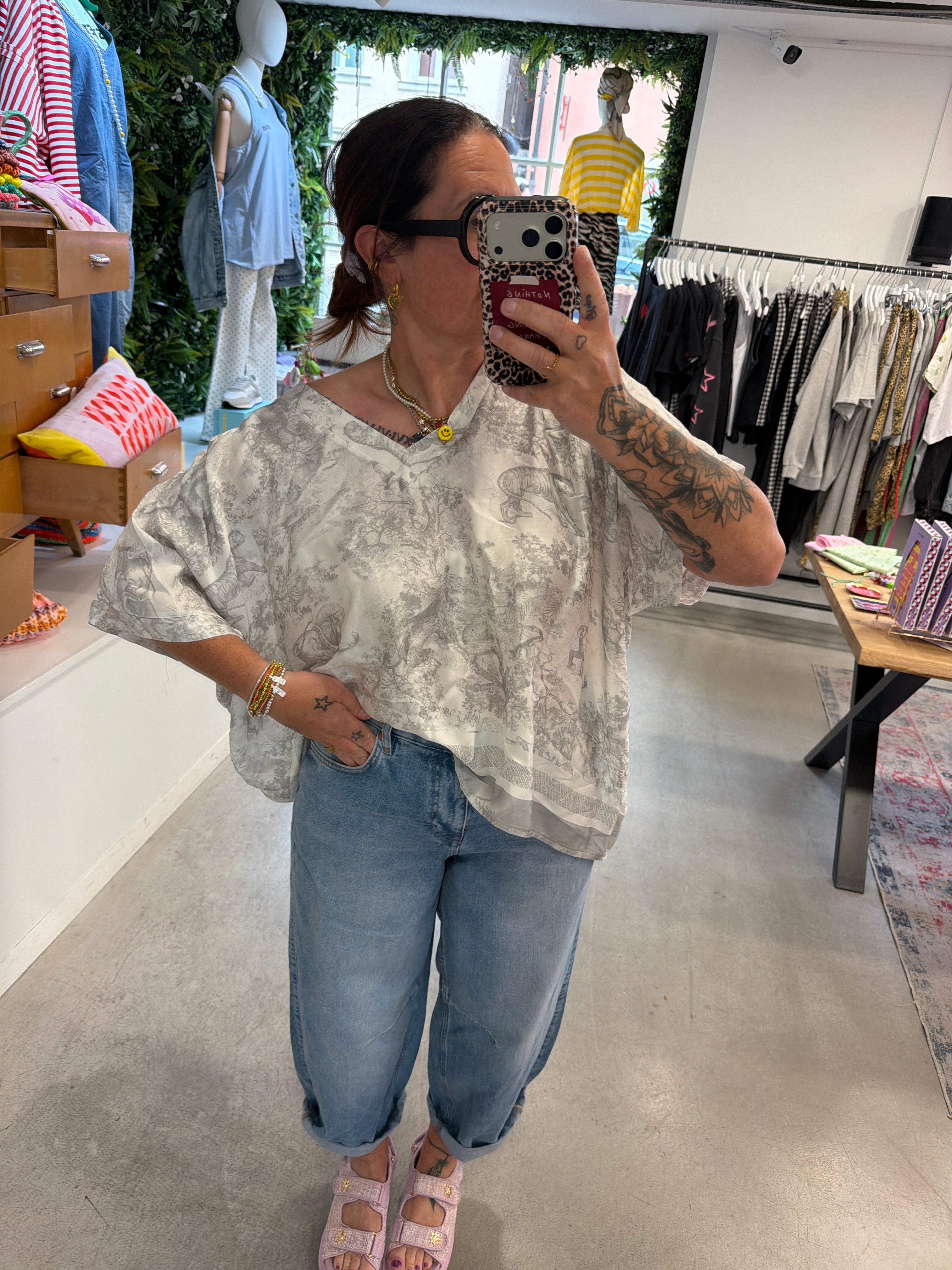 Bluse Dschungel