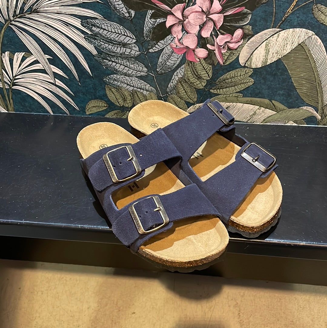 Schuhe Schlappen Blau