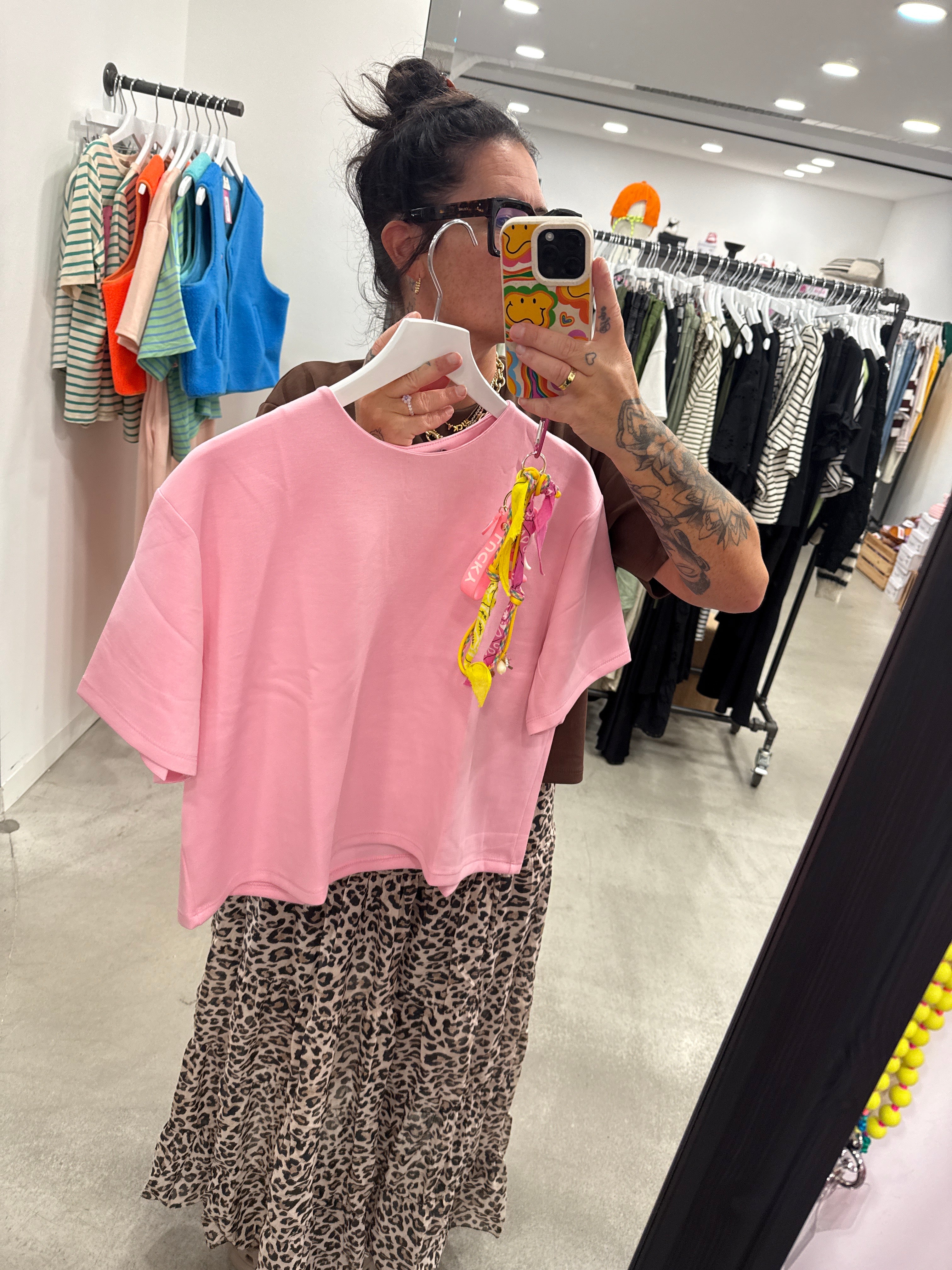 T-Shirt Croped basic